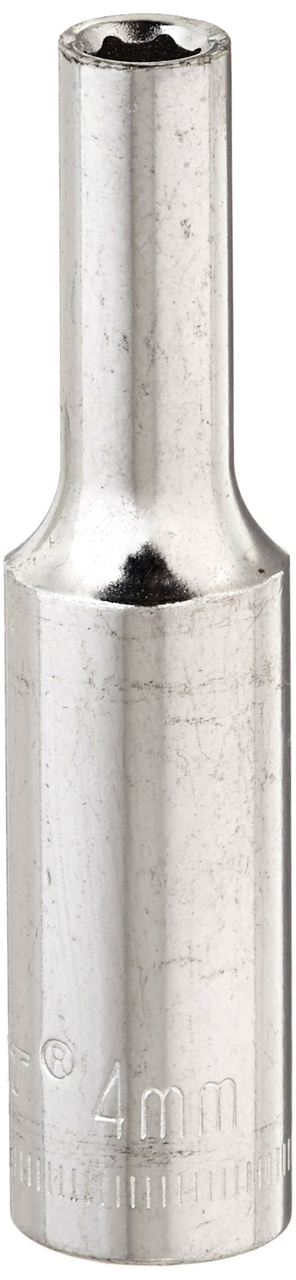 Crescent 1/4" Drive 6 Point Deep Metric Socket 4mm - CDDS11N