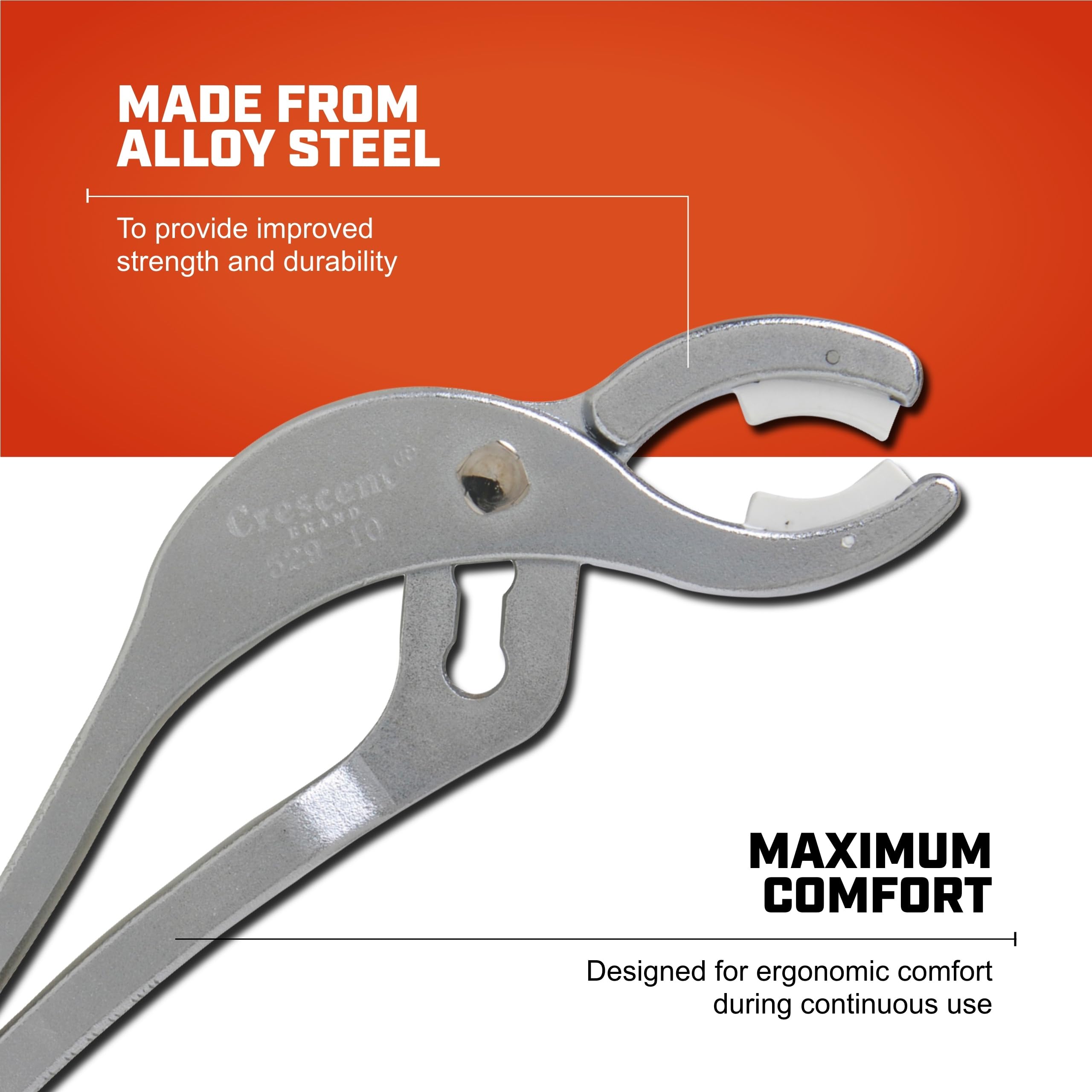 Crescent 10" A-N Connector Adjustable Joint Pliers - 52910N - Image 3