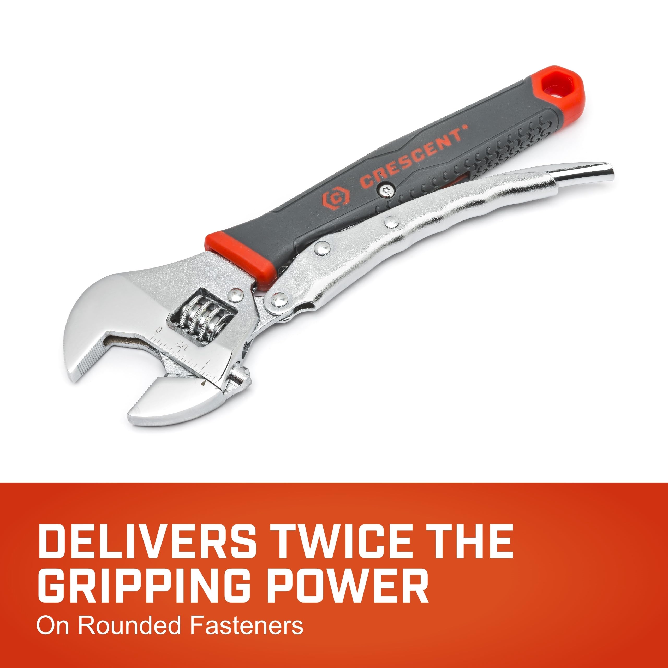 Crescent 10" Locking Adjustable Dual Material Wrench - ACL10VS - Image 4