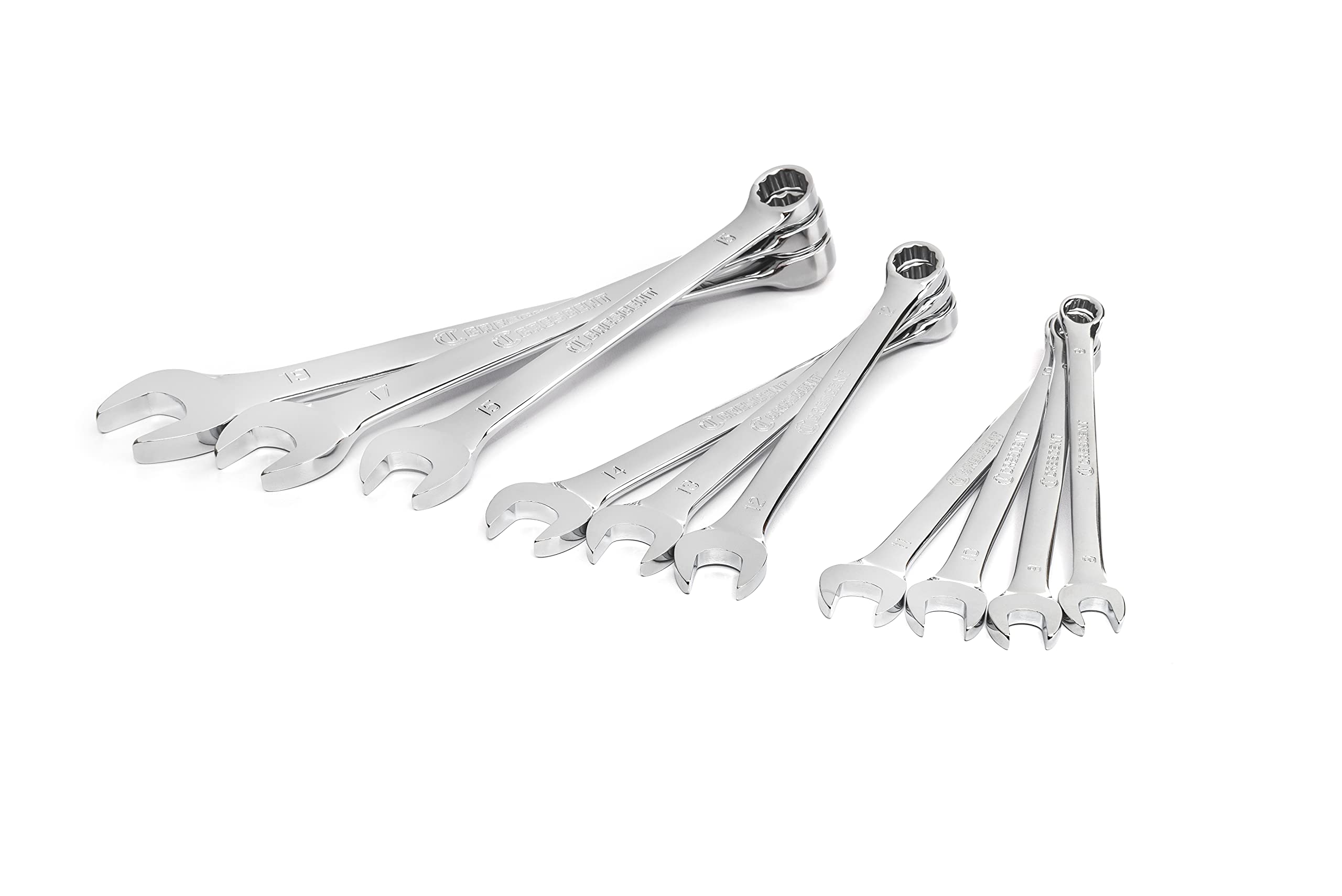 Crescent 10 Pc. 12 Point Metric Combination Wrench Set - CCWS3 - Image 7
