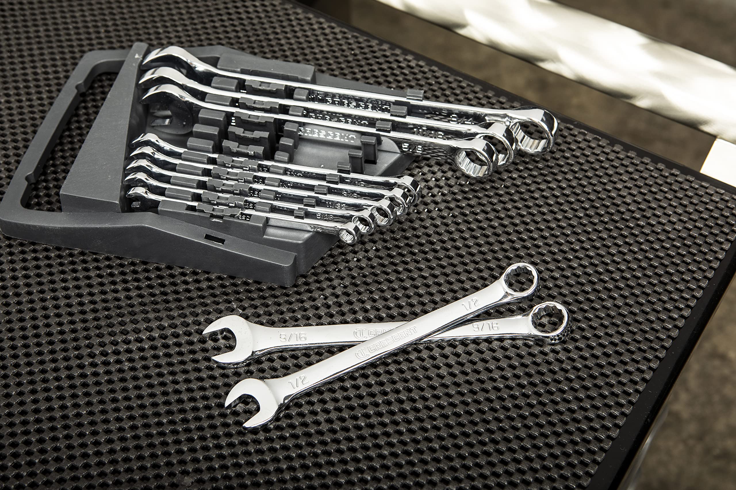 Crescent 10 Pc. 12 Point SAE Combination Wrench Set - CCWS2-05 - Image 7