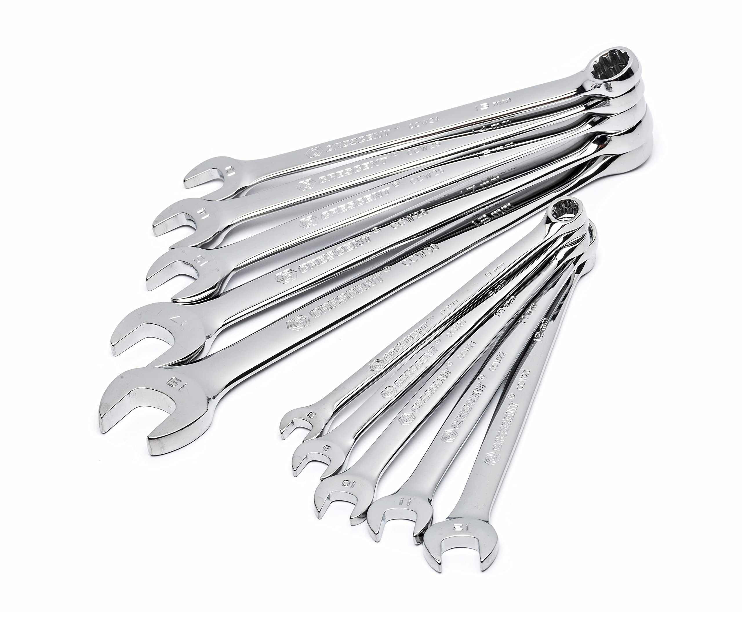 Crescent 10 Piece 12 Point Metric Combination Wrench Set - CCWS3-05 - Image 3