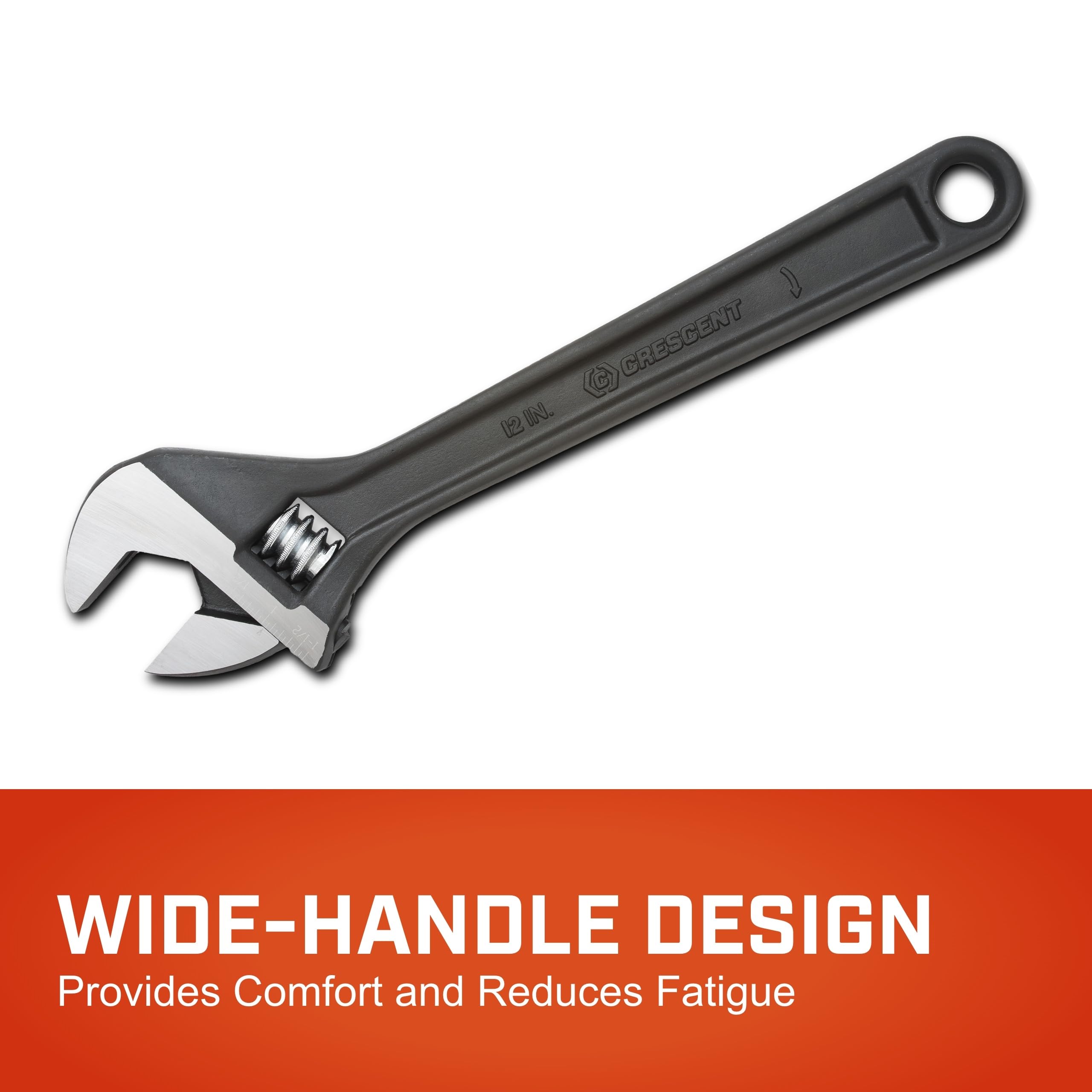 Crescent 12" Adjustable Black Oxide Wrench, Boxed - AT212BK - Image 4