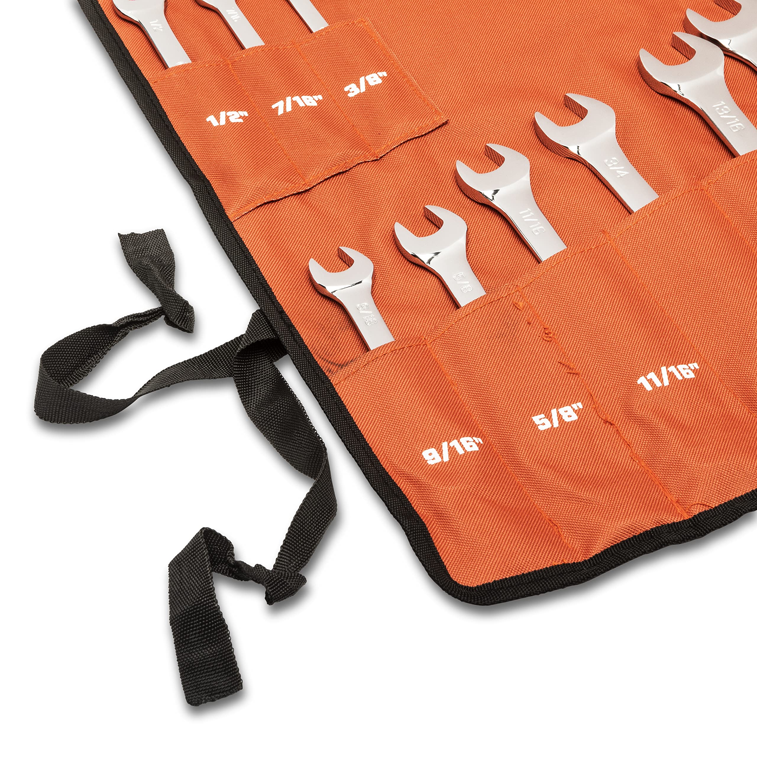 Crescent 14 Piece 12 Point SAE Combination Wrench Set with Tool Roll - CCWS4-05 - Image 8