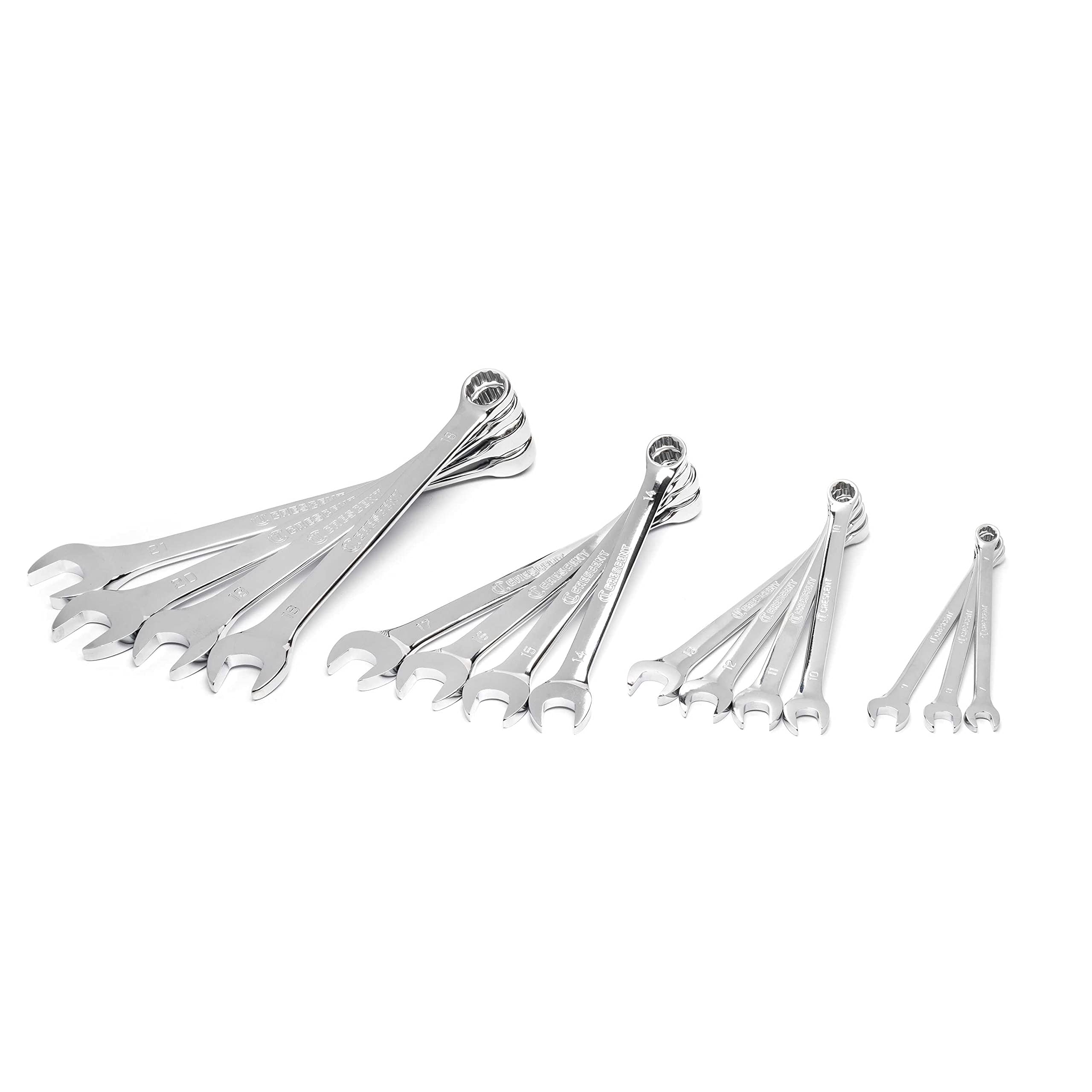 Crescent 15 Piece 12 Point Metric Combination Wrench Set with Tool Roll - CCWS5-05 - Image 2