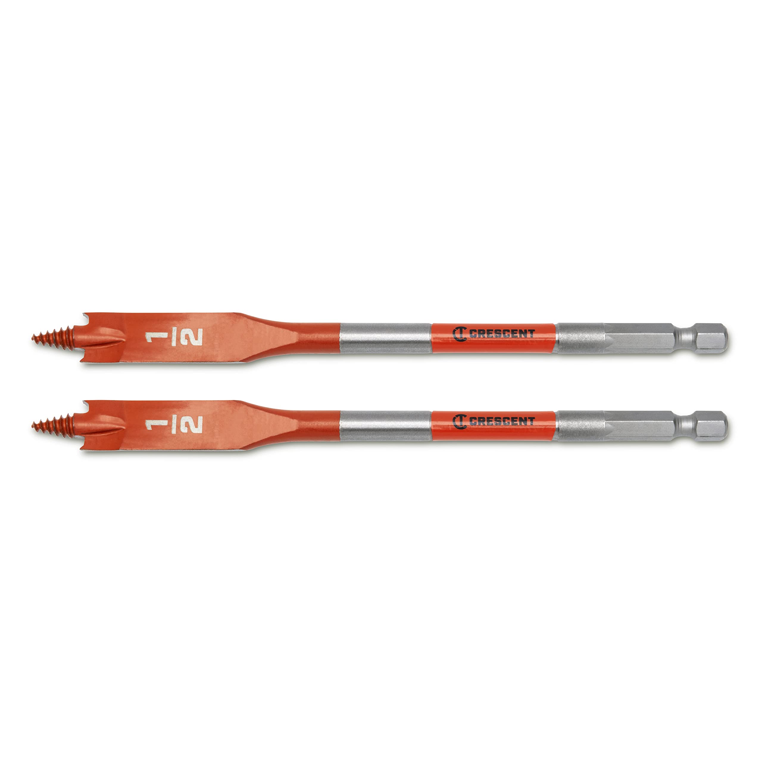 Crescent 2 Piece Screw Point Paddle Drill Bit | 6" x 1/2" | CDSP-629-2 - Image 2