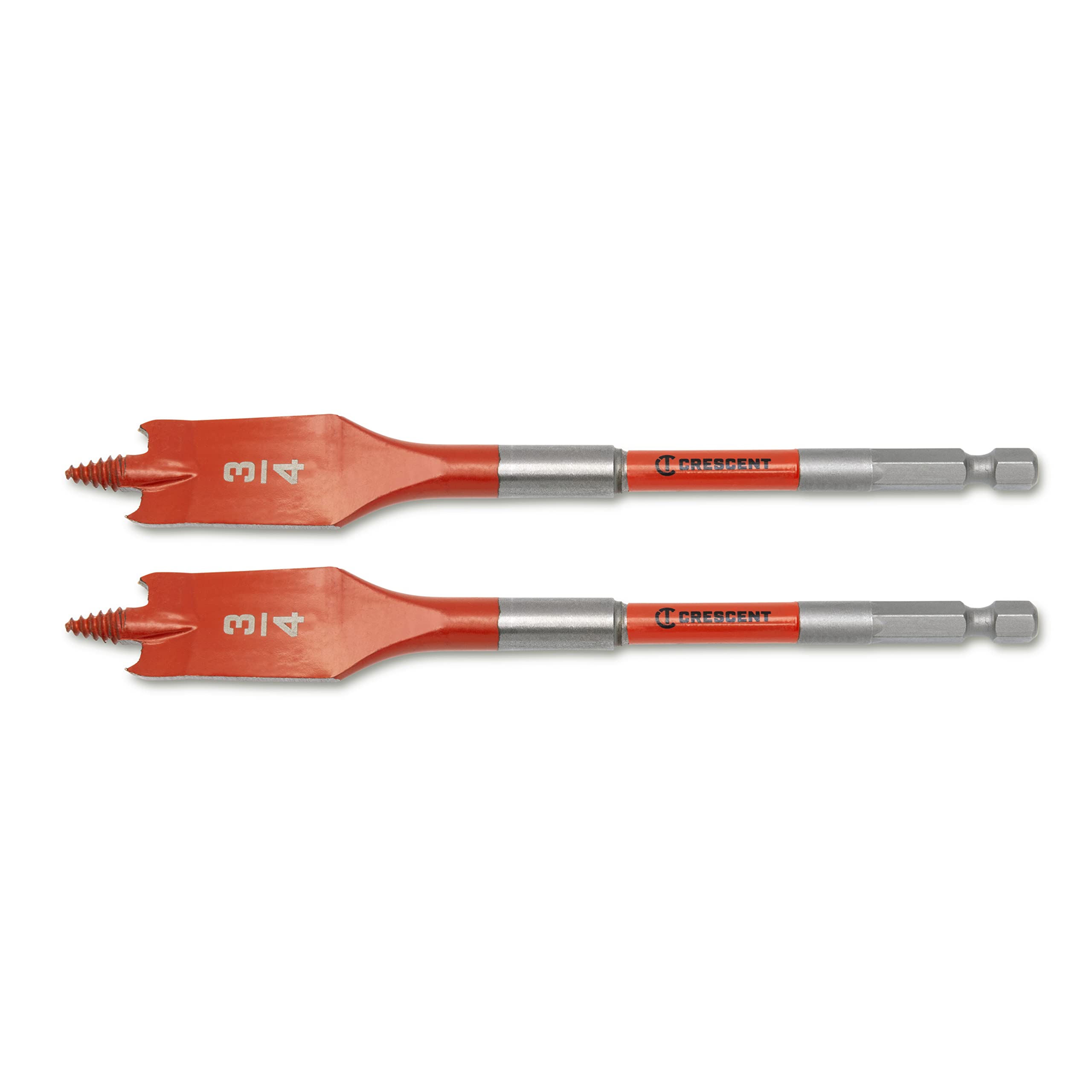 Crescent 2 Piece Screw Point Paddle Drill Bit | 6" x 3/4" | CDSP-637-2 - Image 2