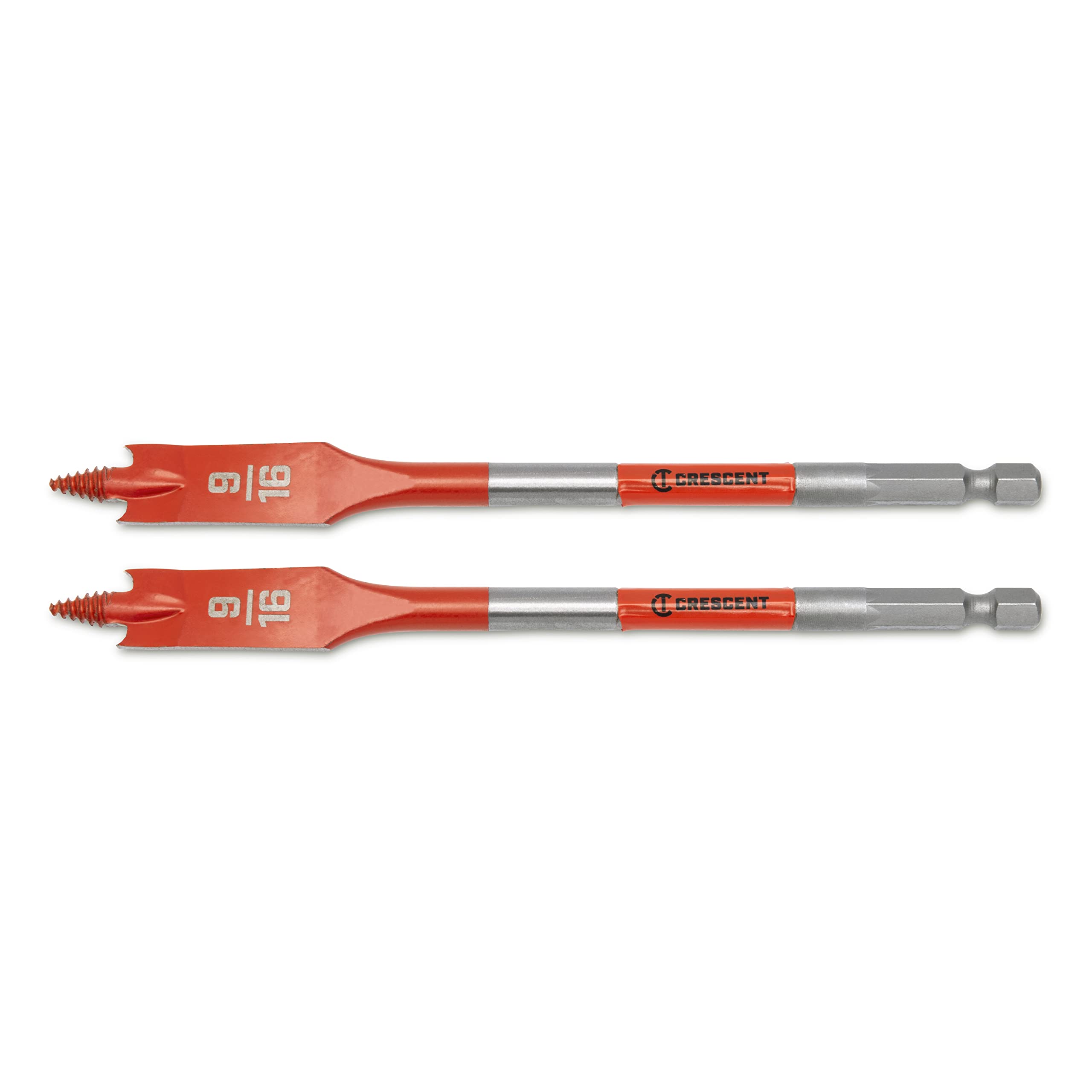 Crescent 2 Piece Screw Point Paddle Drill Bit | 6" x 9/16" | CDSP-631-2 - Image 2