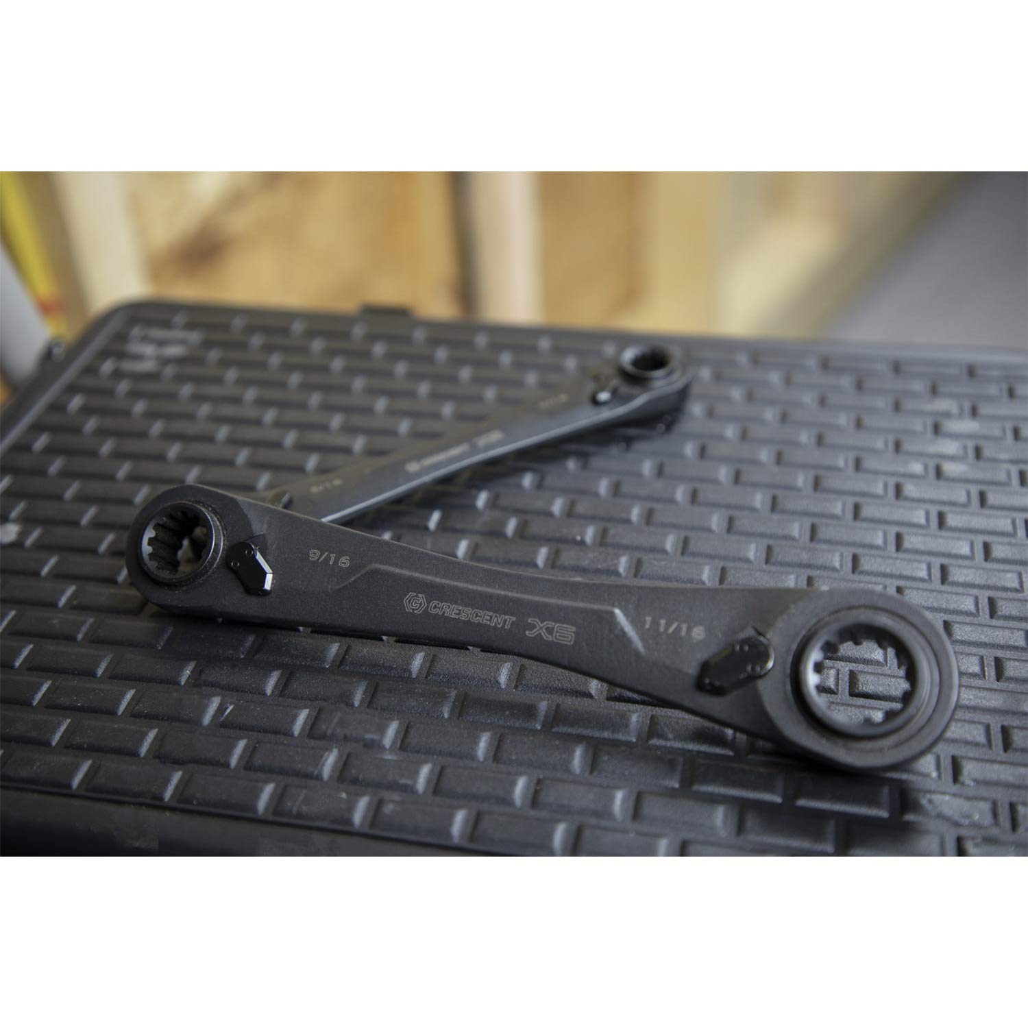 Crescent 2 Piece X6™ 4-in-1 Black Oxide Spline Ratcheting SAE Wrench Set - CX6DBS2 - Image 3