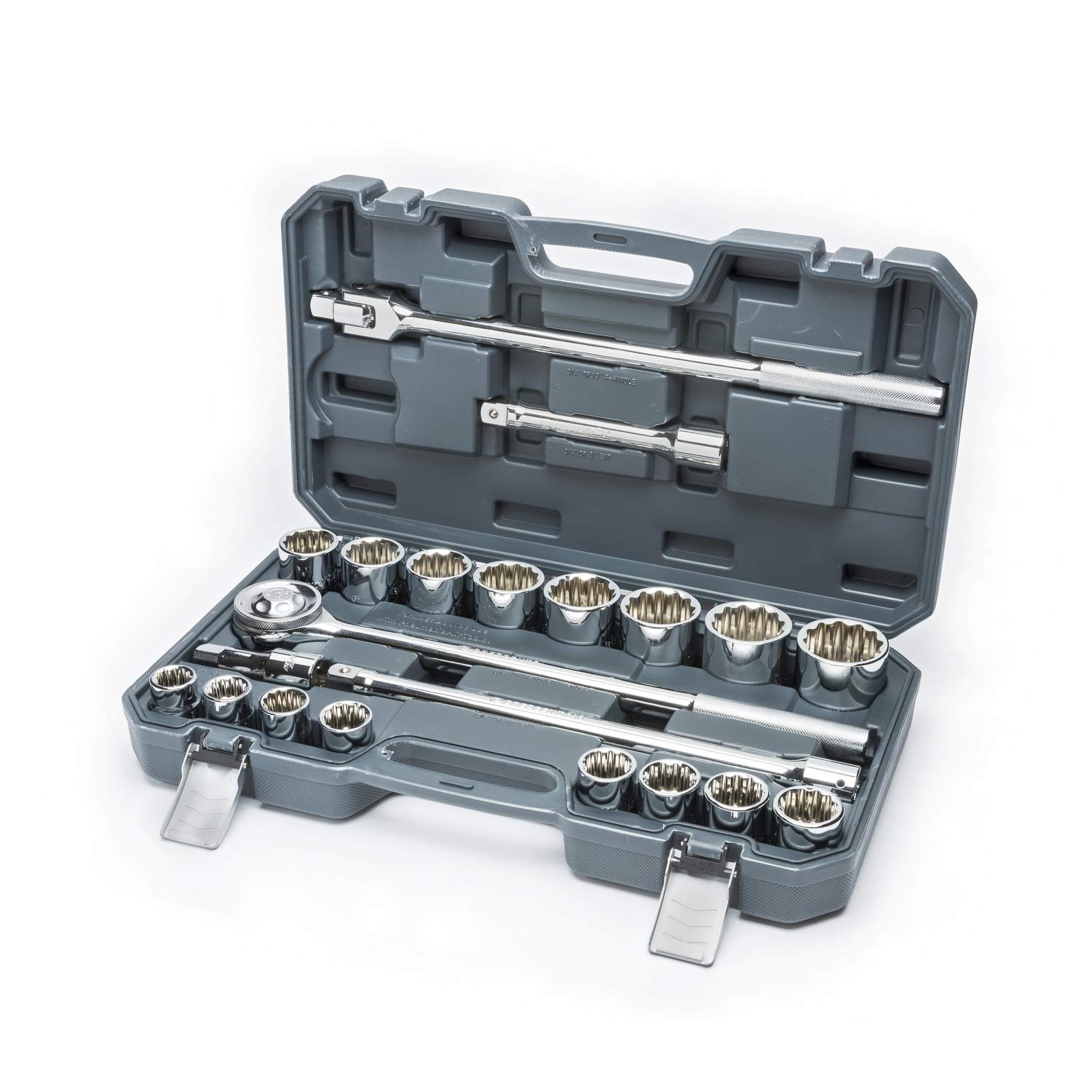 Crescent 21 Piece 3/4" Drive 12 Point Standard SAE Mechanics Tool Set - CTK21SAEN - Image 2