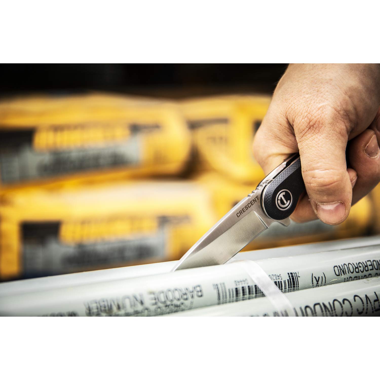 Crescent 3-1/4 Inch Drop Point Composite Handle Pocket Knife - CPK325C - Image 15