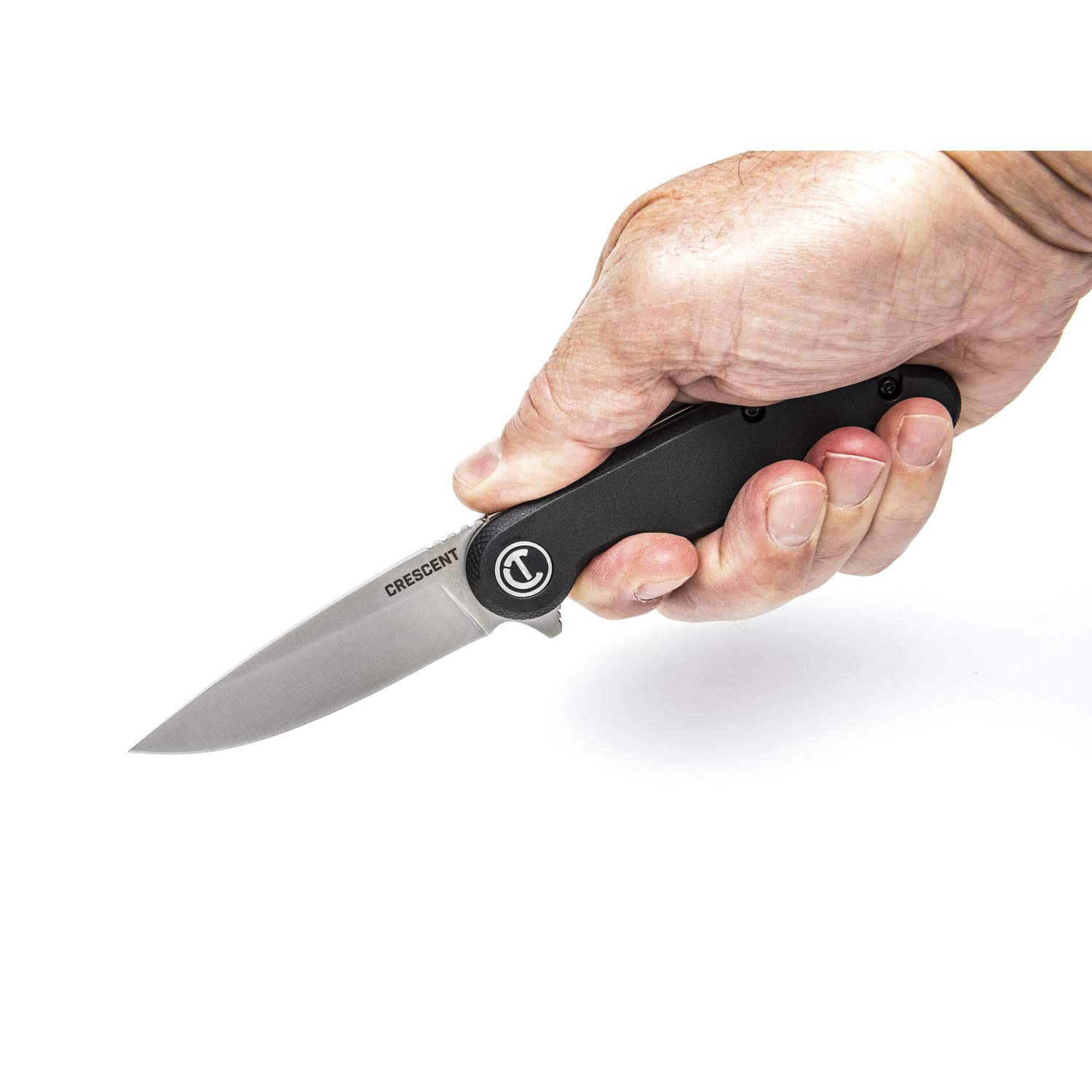 Crescent 3-1/4 Inch Drop Point Composite Handle Pocket Knife - CPK325C - Image 3