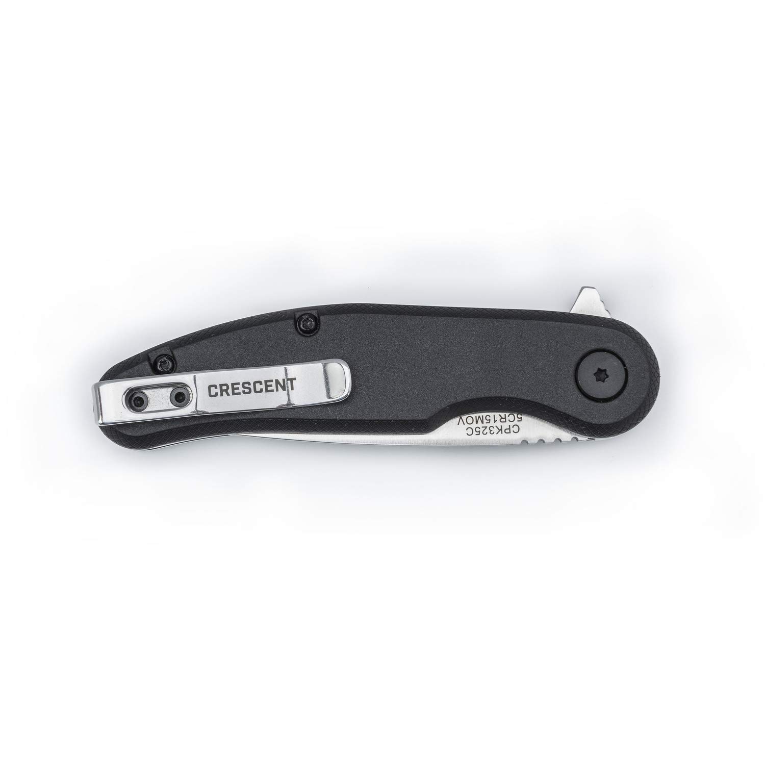Crescent 3-1/4 Inch Drop Point Composite Handle Pocket Knife - CPK325C - Image 5