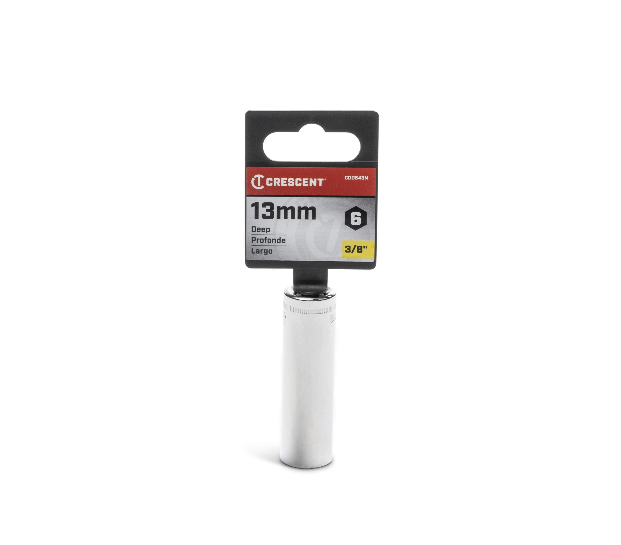 Crescent 3/8" Drive 6 Point Deep Metric Socket 13mm - CDDS43N - Image 2