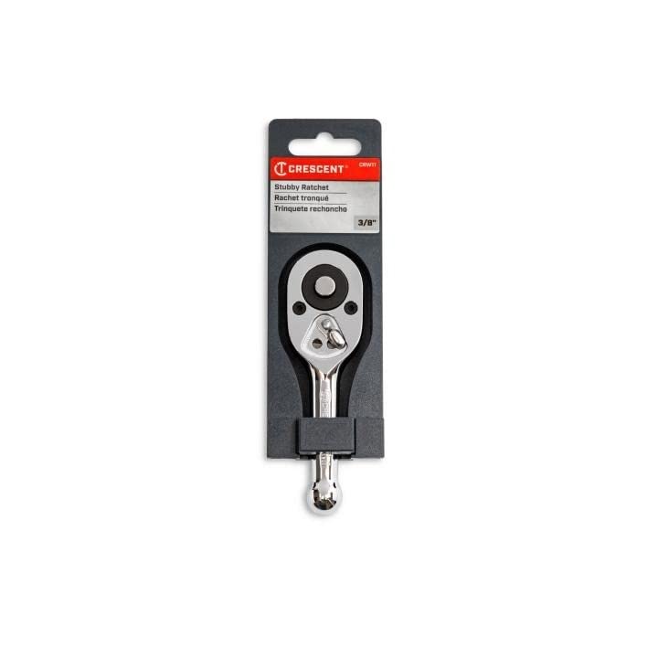 Crescent 3/8" Drive 72 Tooth Stubby Quick Release Teardrop Ratchet 6-3/4" - CRW11 - Image 2