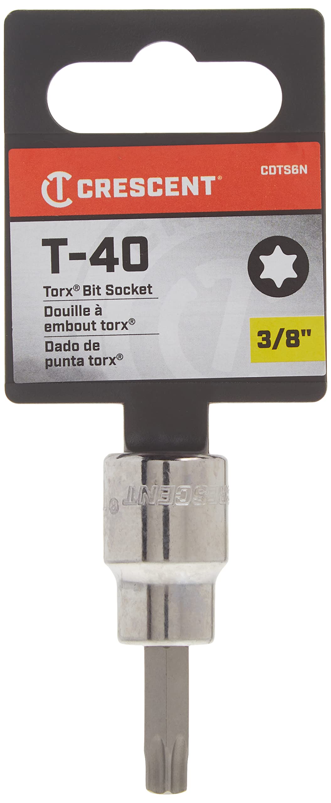Crescent 3/8" Drive Torx® Bit Socket T-40 - CDTS6N - Image 4