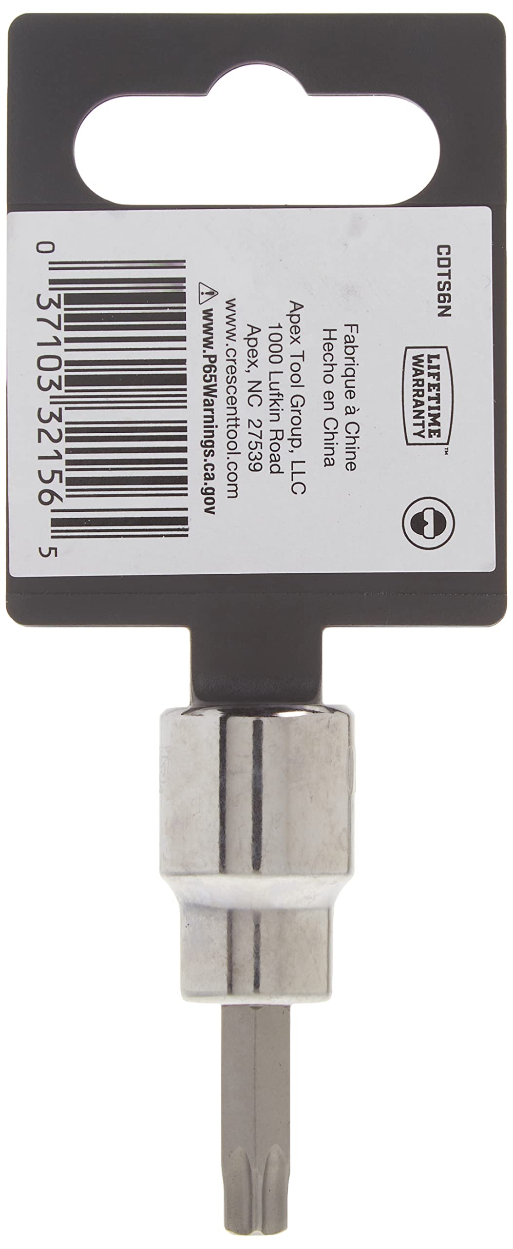 Crescent 3/8" Drive Torx® Bit Socket T-40 - CDTS6N - Image 5