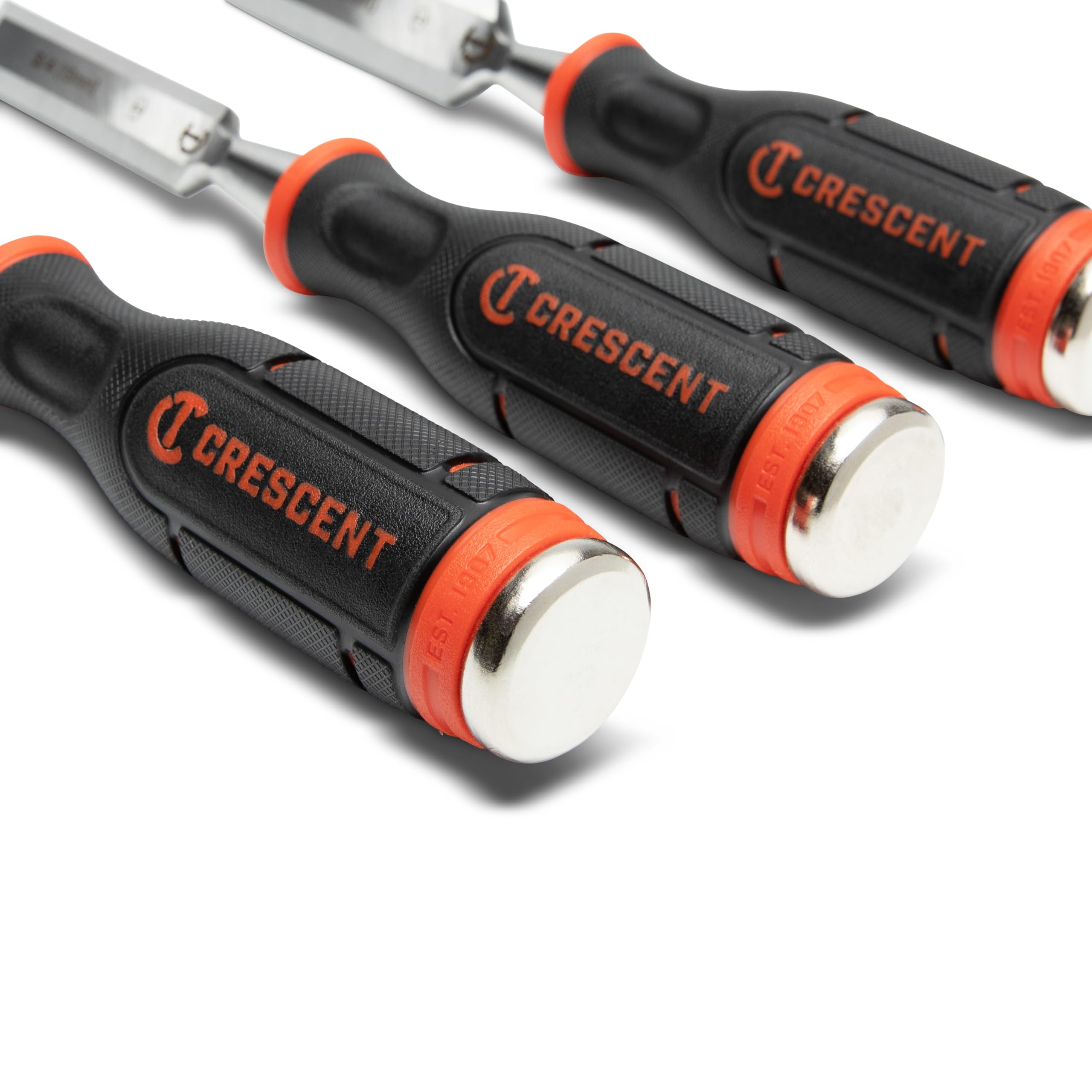 Crescent 3 Piece Wood, 1/2", 3/4", 1" Chisel - CWCHS3 - Image 3