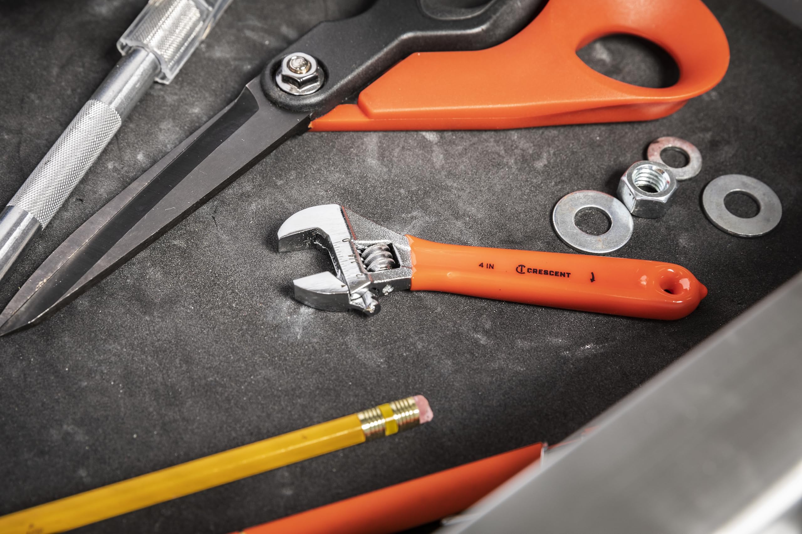Crescent 4" Adjustable Cushion Grip Wrench - Carded - AC24CVS - Image 7