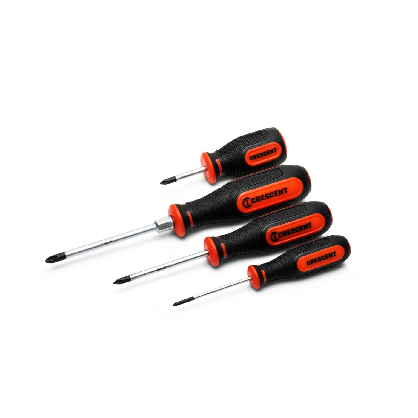 Crescent - 4 Piece Philips Dual Material Screwdriver Set - CPSET4PC