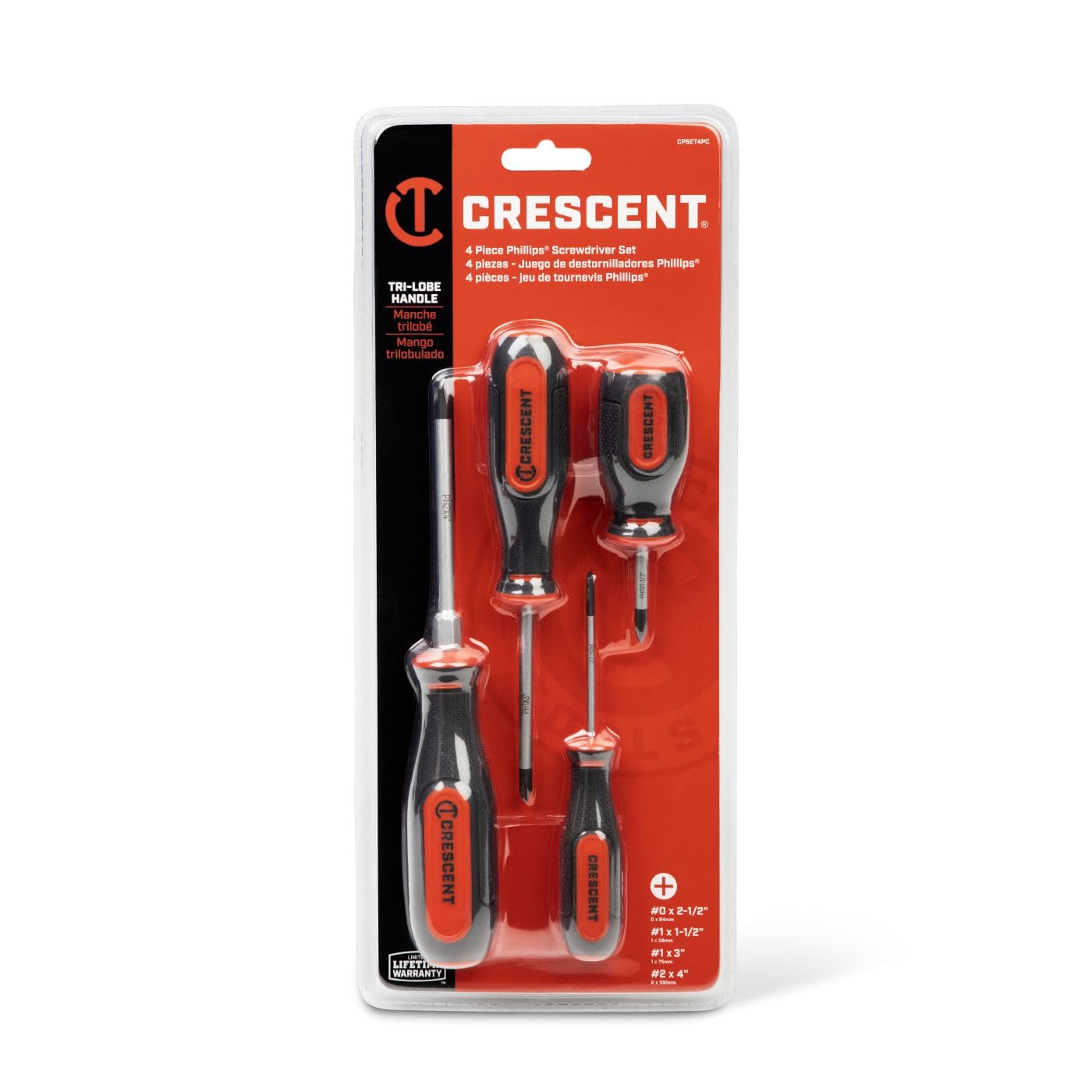 Crescent - 4 Piece Philips Dual Material Screwdriver Set - CPSET4PC - Image 5