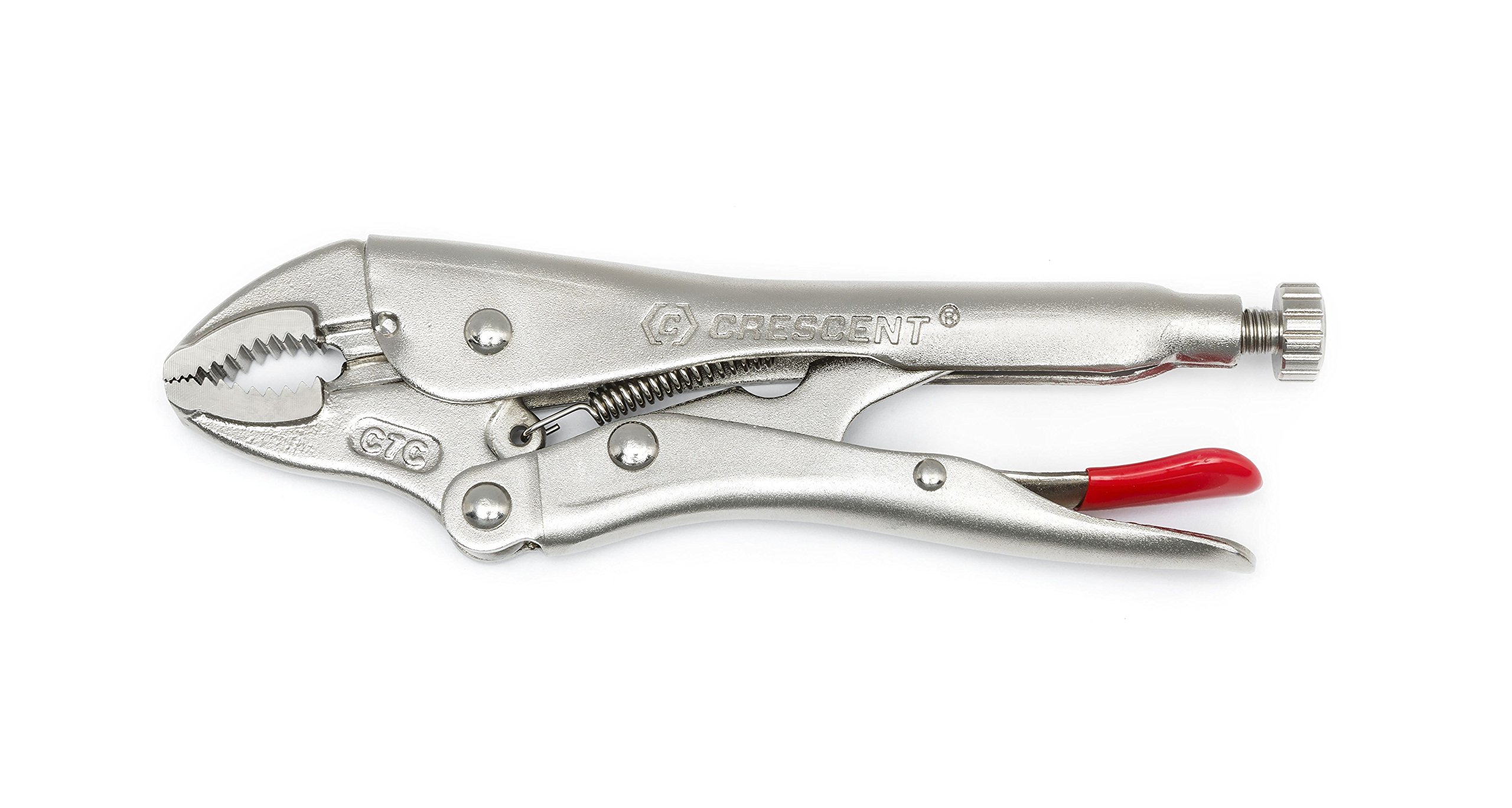 Crescent 5 Piece 5 Inch, 7 Inch & 10 Inch Curved Jaw & 6 Inch & 9 Inch Long Nose Locking Pliers with Wire Cutter - CLP5SETN - Image 6