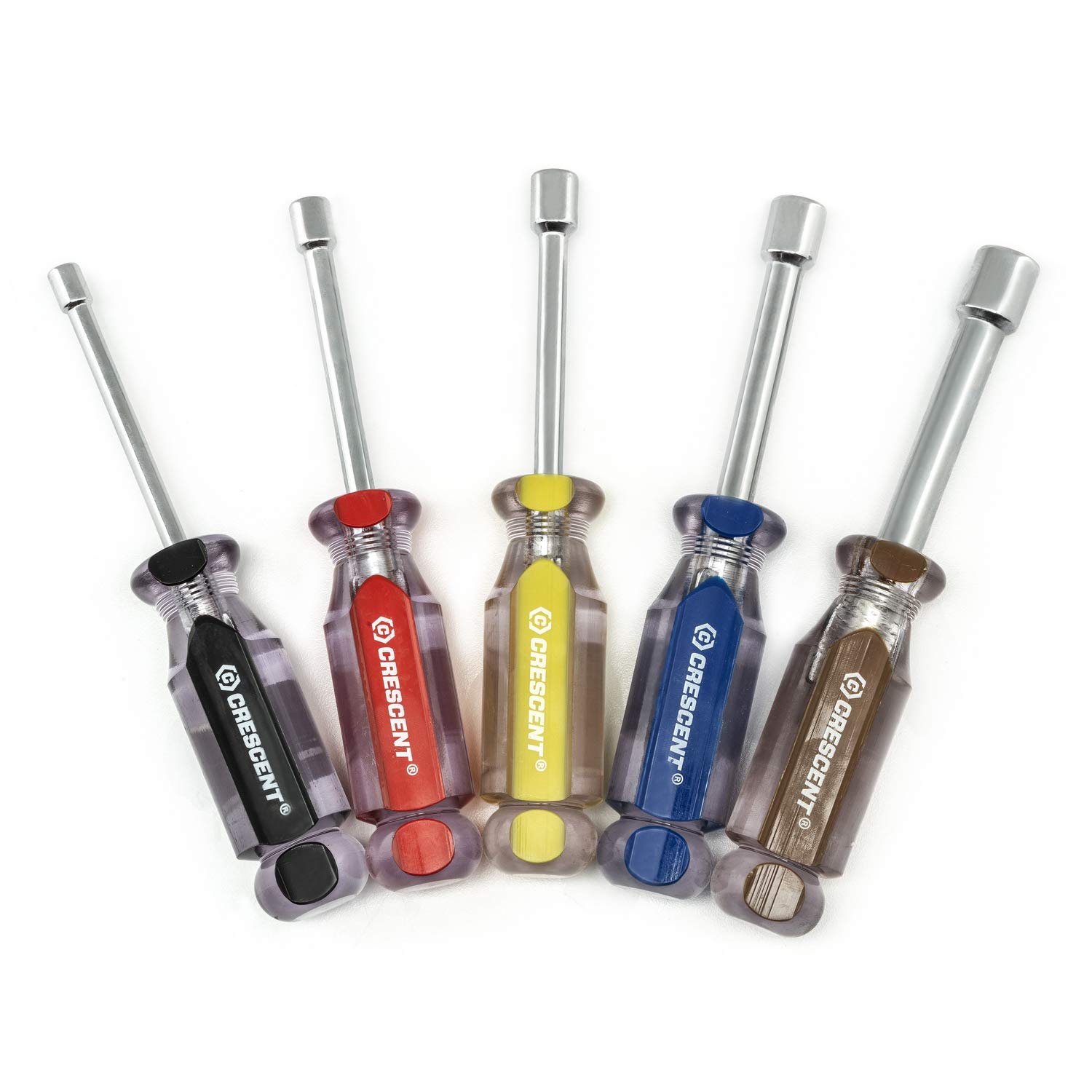 Crescent 5 Piece SAE Solid Shaft Tri-Lobe Acetate Nutdriver Set - CND5SAEN - Image 3
