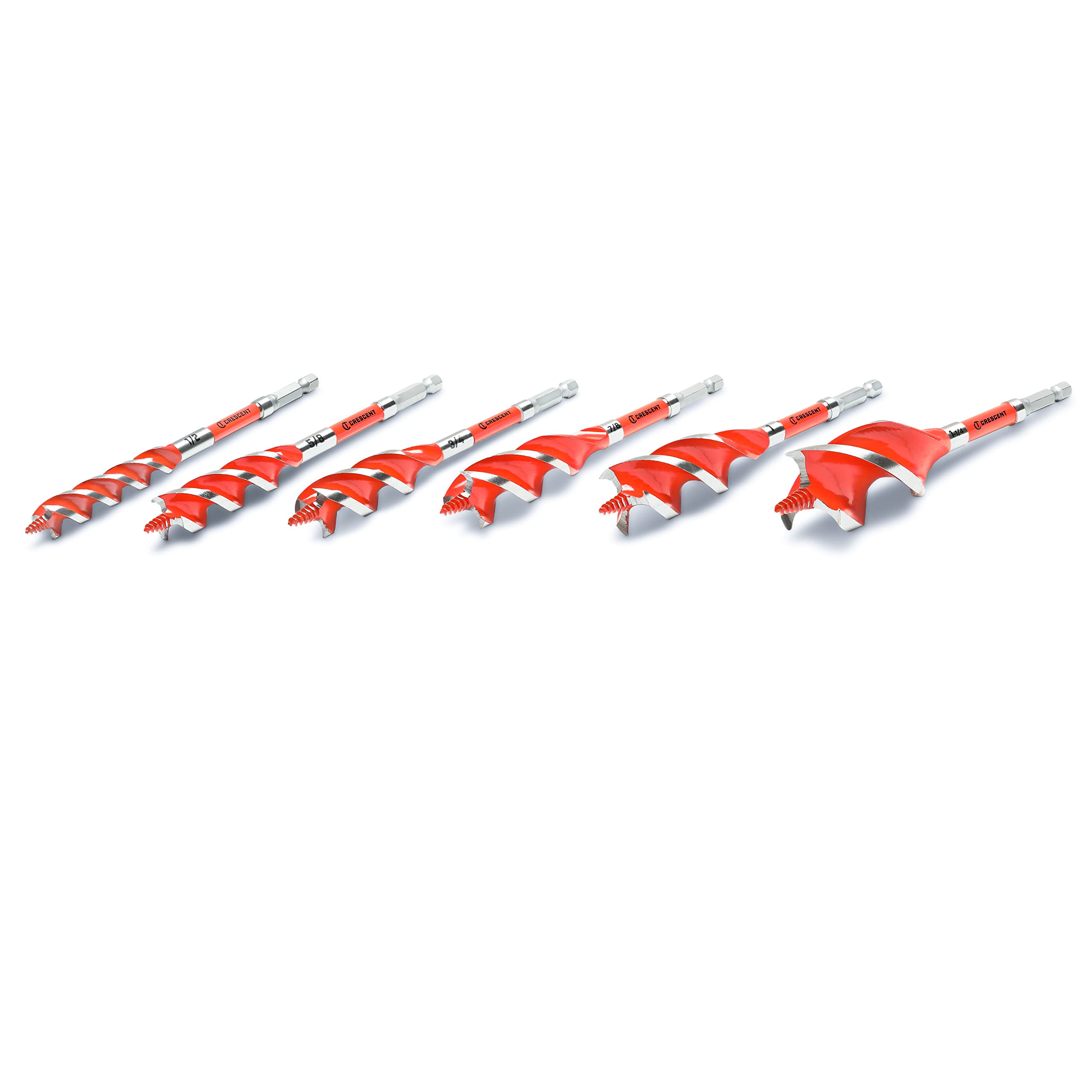 Crescent 6 Piece High Speed Auger Set - 6.25" | CDSASET-6 - Image 2