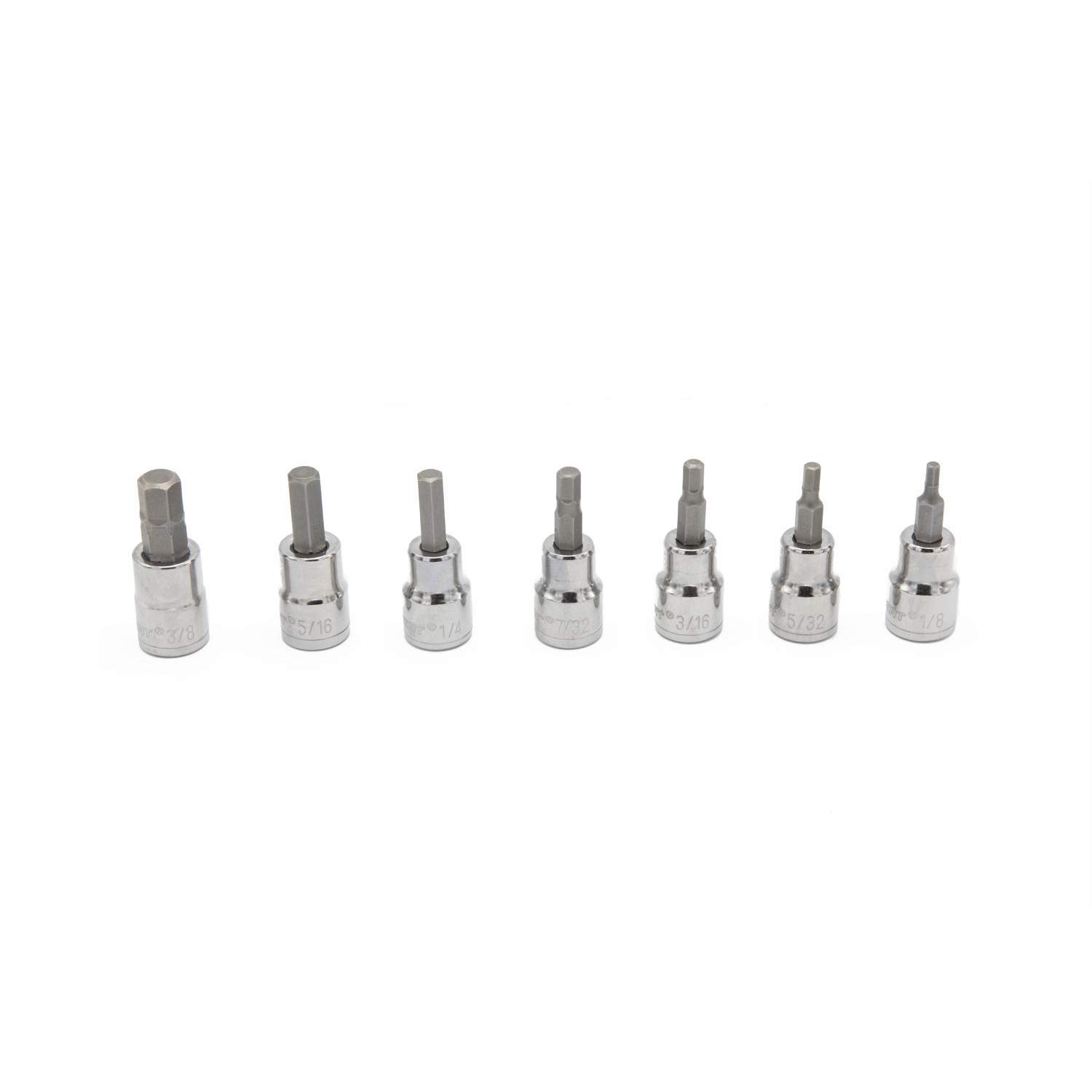Crescent 7 Piece 3/8" Drive Hex Bit SAE Socket Set - CBSS0N