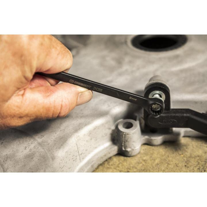 Crescent 7 Piece X6™ Black Oxide Spline Open End Ratcheting Combination Metric Wrench Set - CX6RWM7 - Image 7