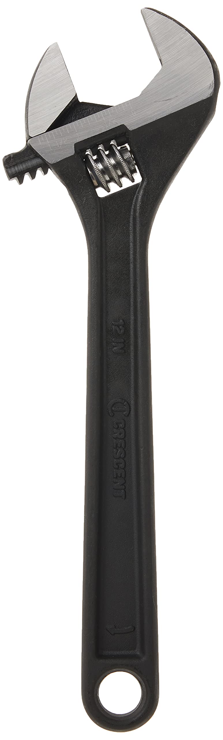 Crescent 8" & 10" & 12" Adjustable Black Oxide Wrenches - Alloy Steel, Heat Treated, Corrosion Resistant, Wide Handle, Easy Adjustment - Image 5