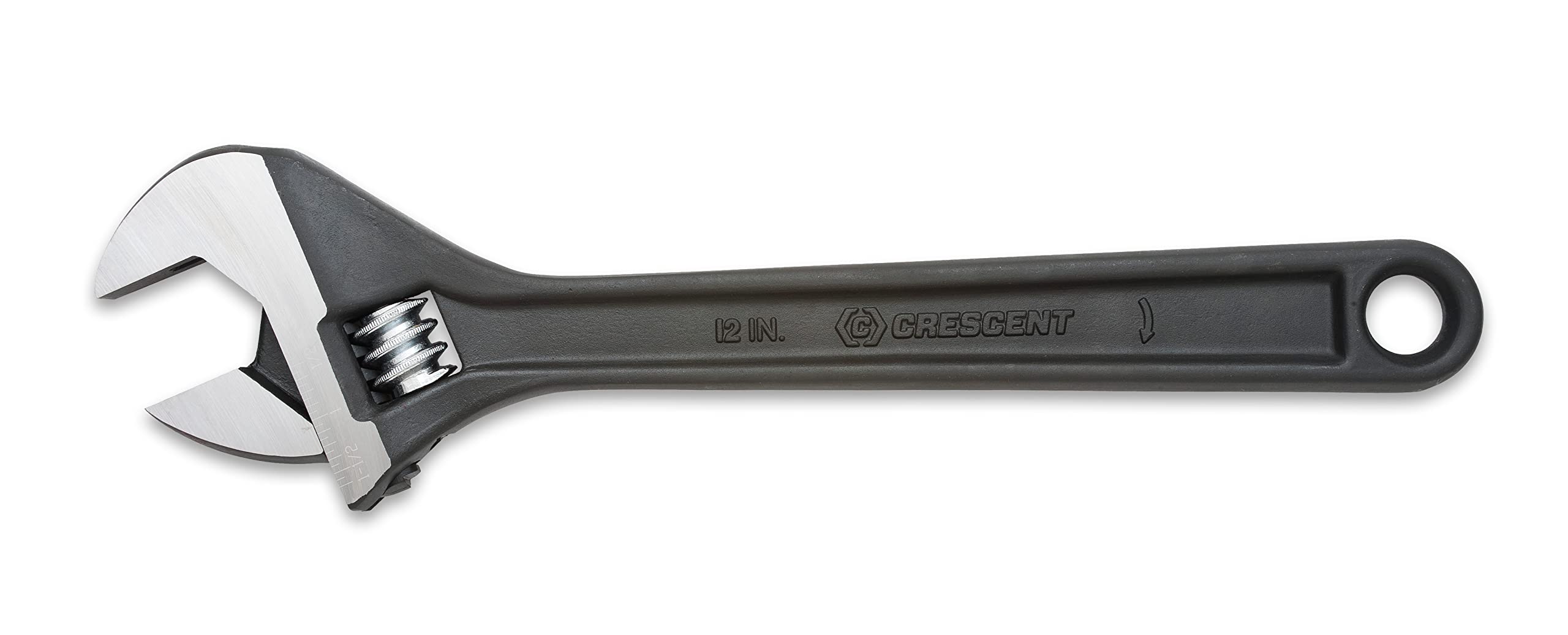 Crescent 8" & 10" & 12" Adjustable Black Oxide Wrenches - Alloy Steel, Heat Treated, Corrosion Resistant, Wide Handle, Easy Adjustment - Image 6