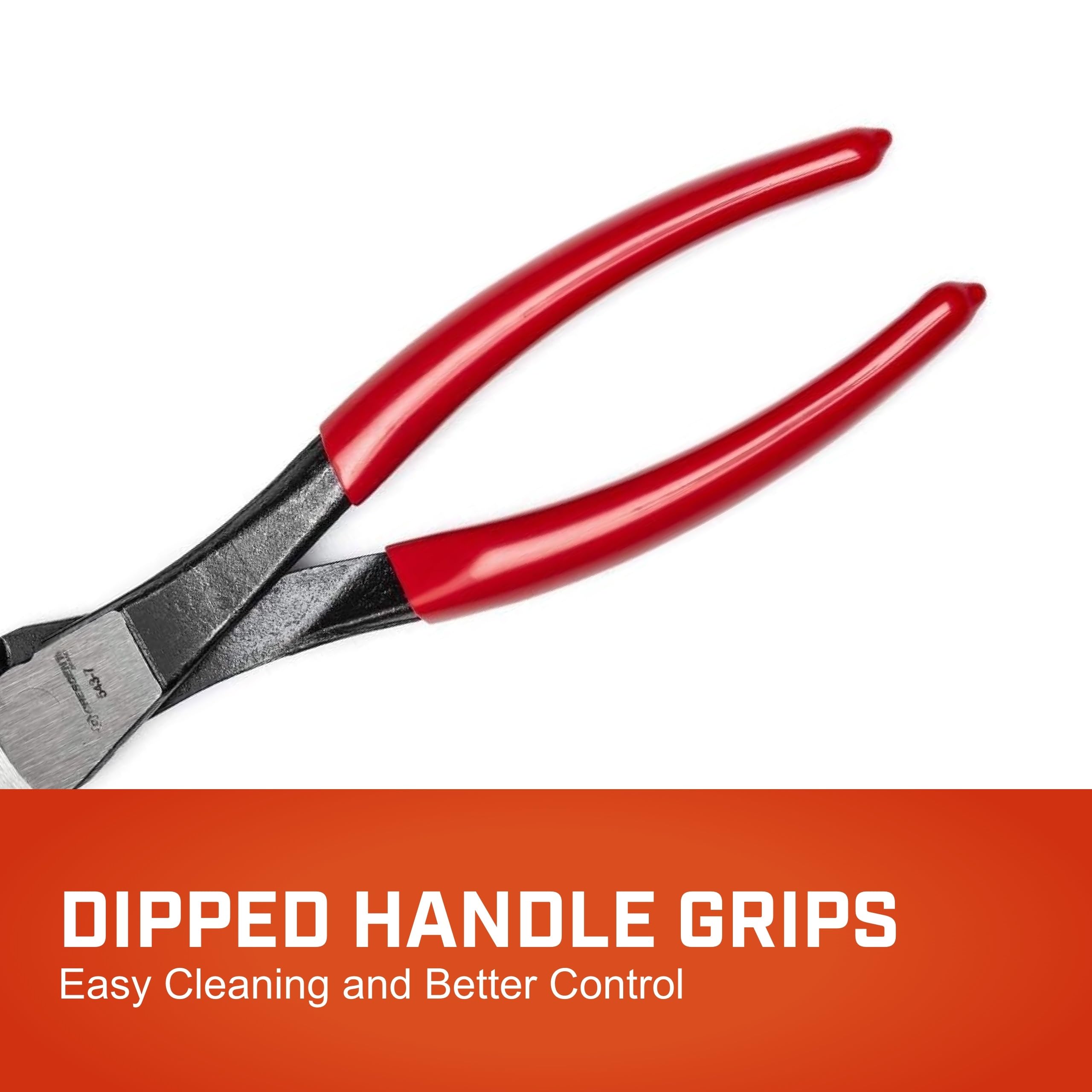 Crescent 8" Heavy-Duty Diagonal Flush Cutting Pliers - Bagged - 5438CENN - Image 4
