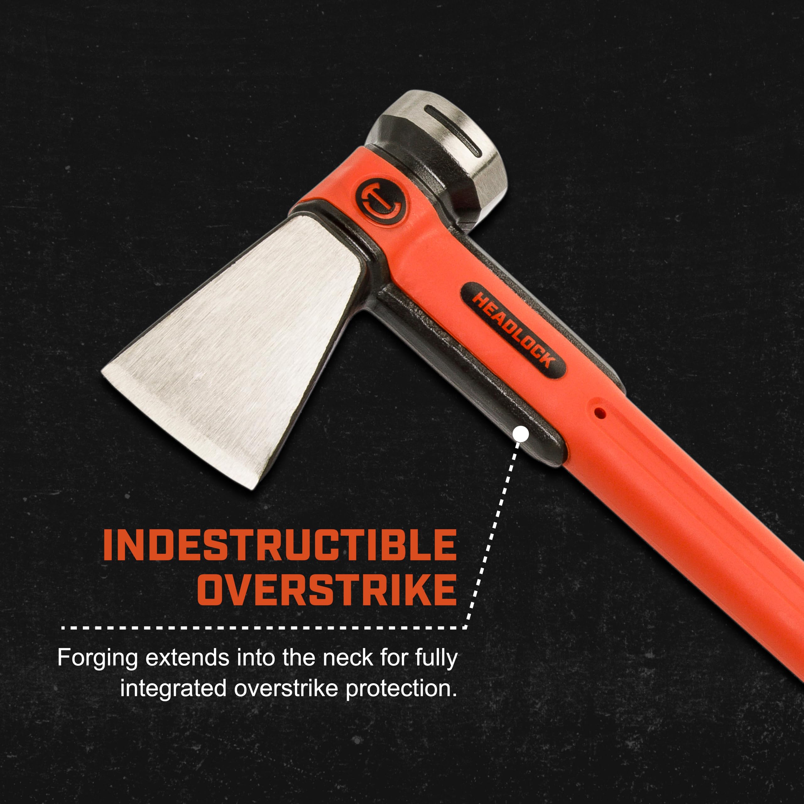 Crescent 8 lb. HEADLOCK™ Fiberglass Splitting Maul | CMAUL8 - Image 3