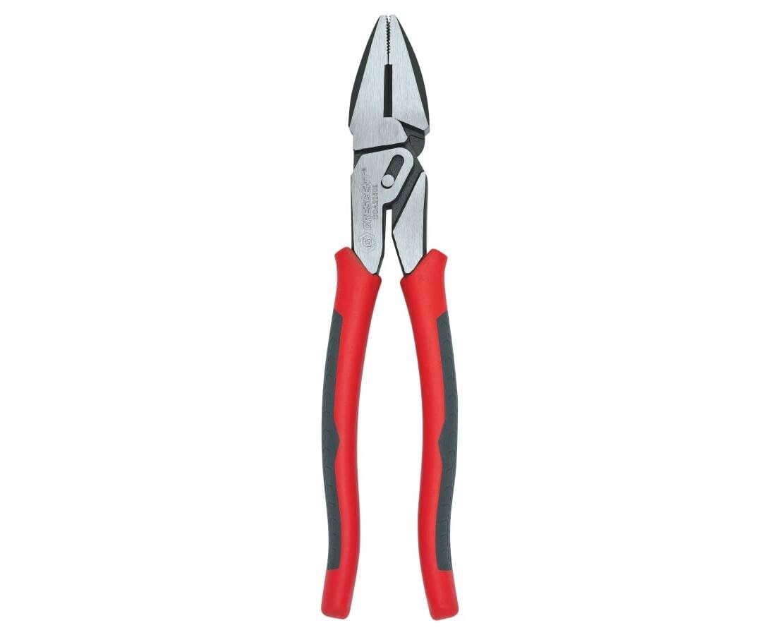 Crescent 9" Lineman's Compound Action Dual Material Pliers - CCA20509, Red - Image 7