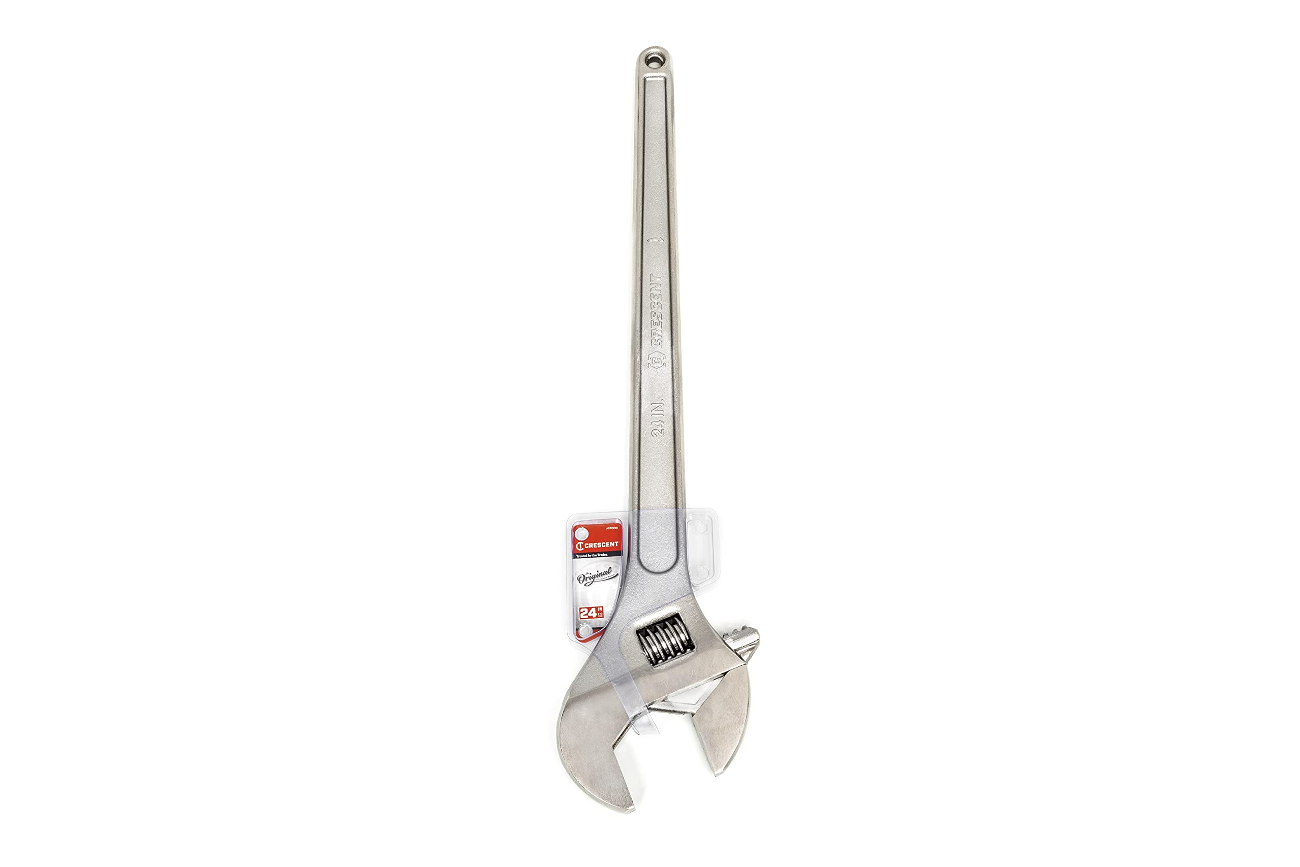 Crescent Adjustable Tapered Handle Wrench - Carded - Home Improvement, Garage & Mechanic Versatile Hand Tool - 24" - AC224VS - Image 8