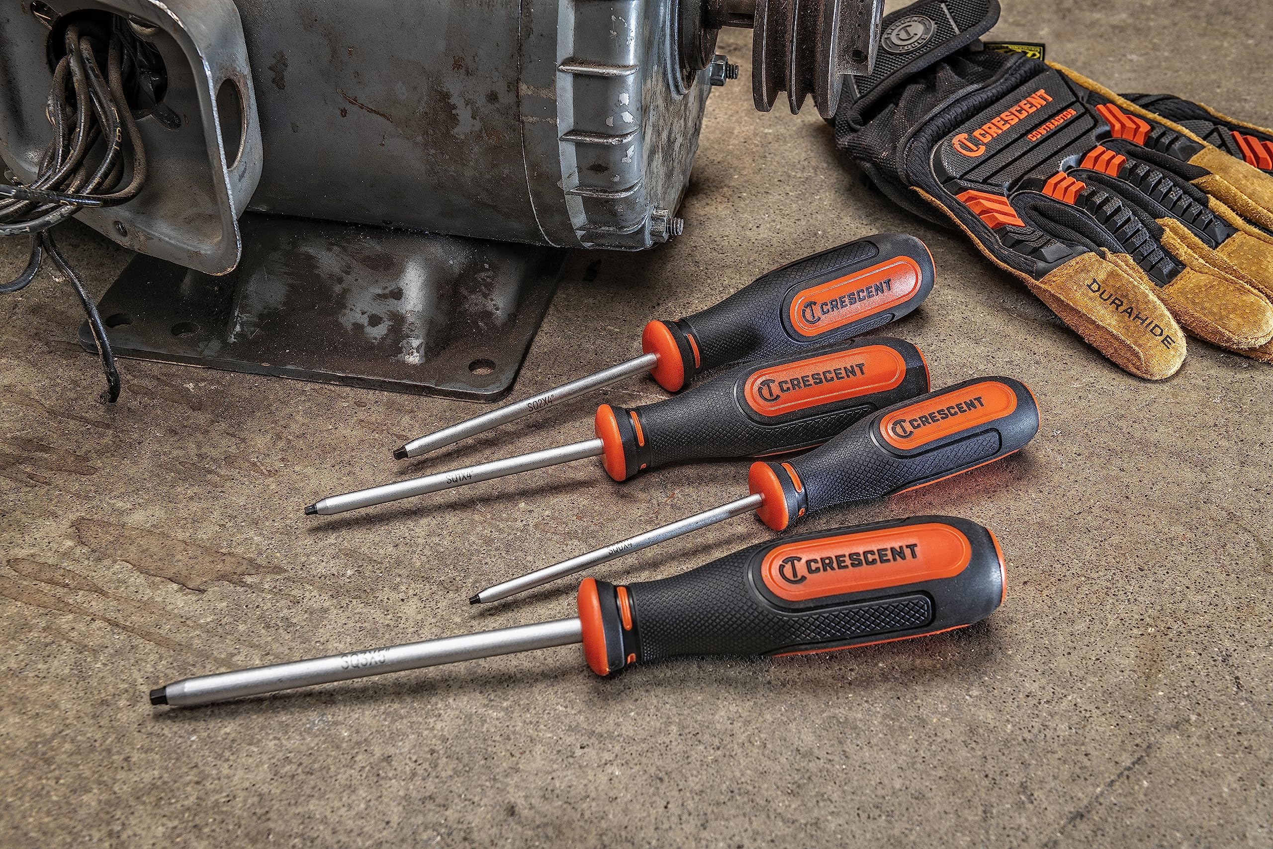 Crescent CRESCENT 4 Piece Square Screwdriver Set, Square S0x4"", S1x4"", S2x4"", and S3x5 - CSQSET4PC - Image 5