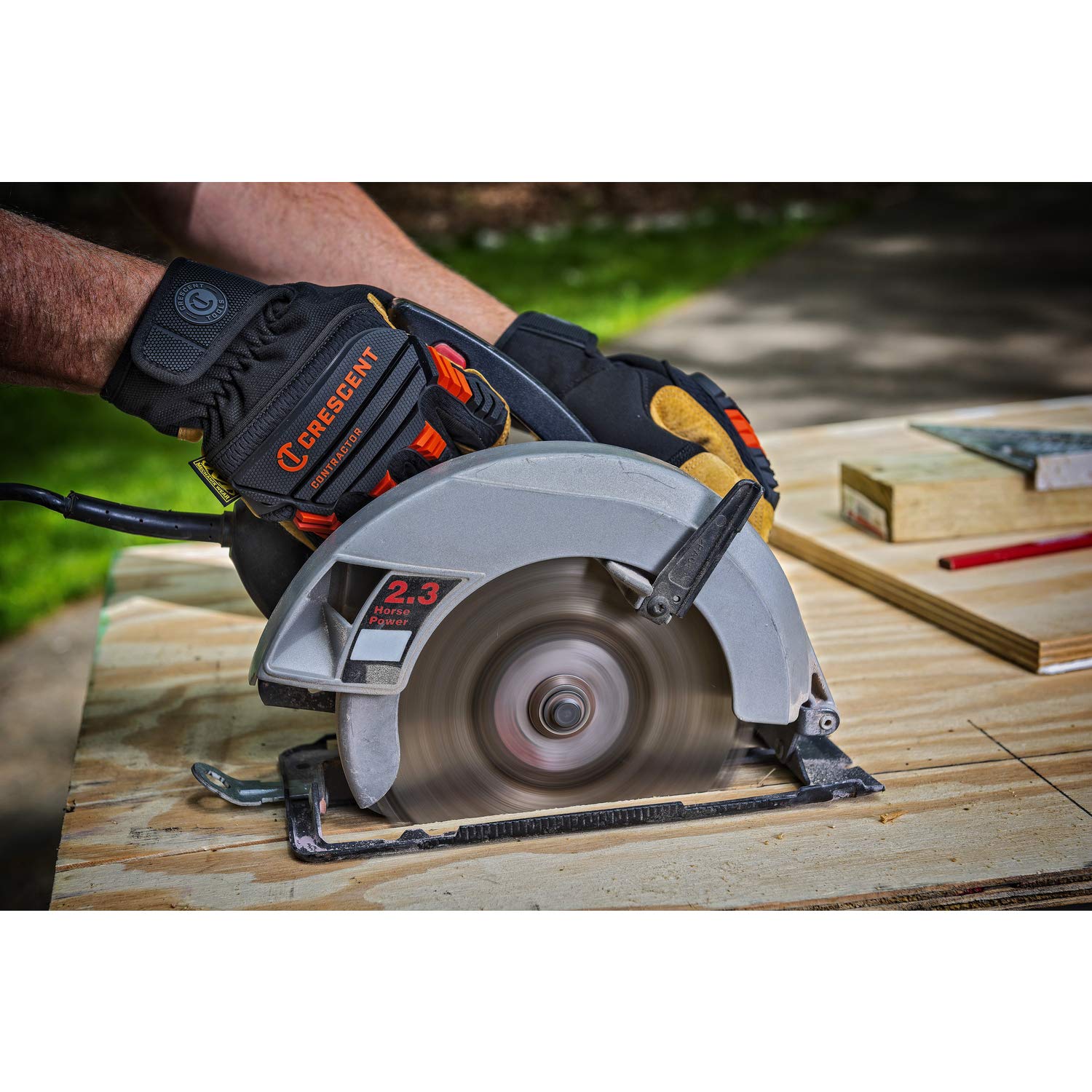 Crescent Heavy Impact Construction Work Gloves - Medium - CWGMED - Image 12