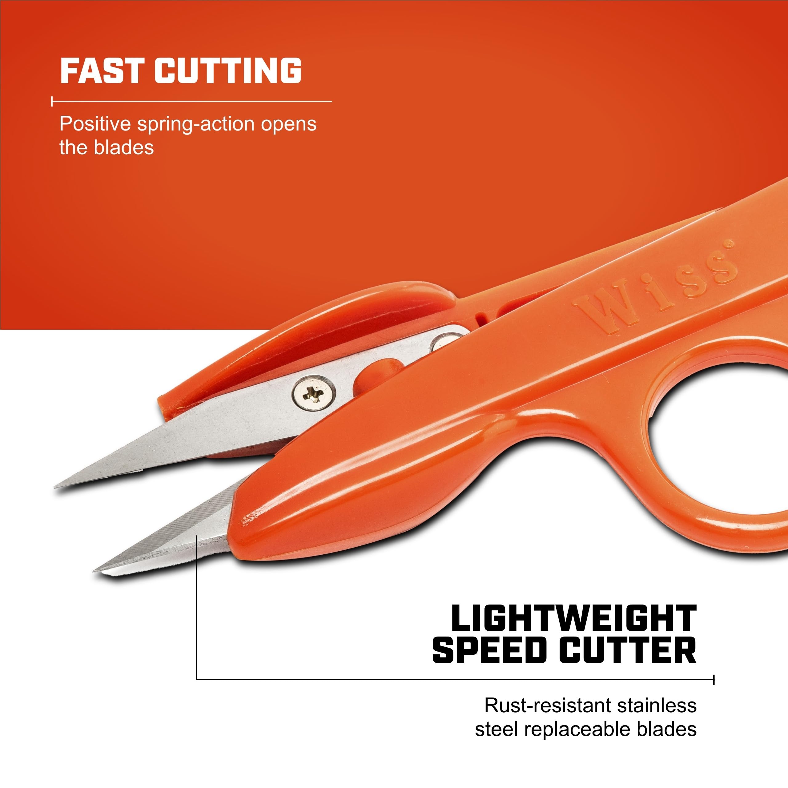 Crescent Locking C-Clamp with Swivel Pad Tips - Heavy-Duty Adjustable Clamp with Hex Key Recess & Compound Action - C11CCSVN - 11", Red - Image 3