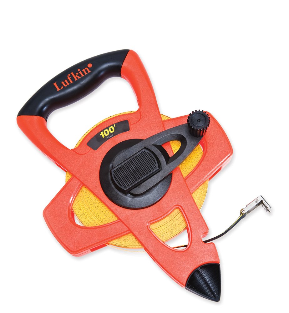 Crescent Lufkin 1/2" x 60m/200' Hi-Viz® Orange Fiberglass SAE/Metric Dual Sided Tape Measure - FM060CME - Image 3