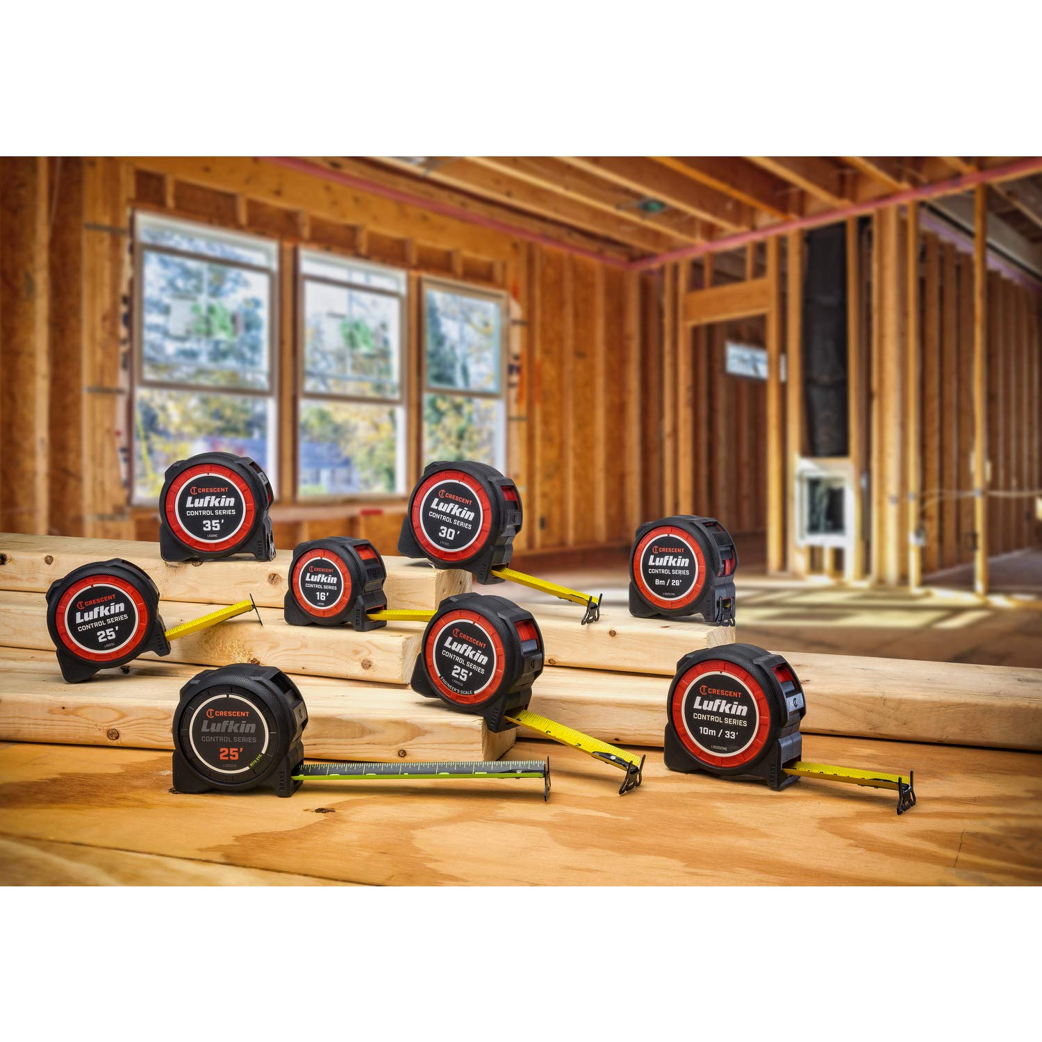 Crescent Lufkin 1-3/16 x 35' Command Control Series Yellow Clad Tape Measure - L1035C-02 - Image 3