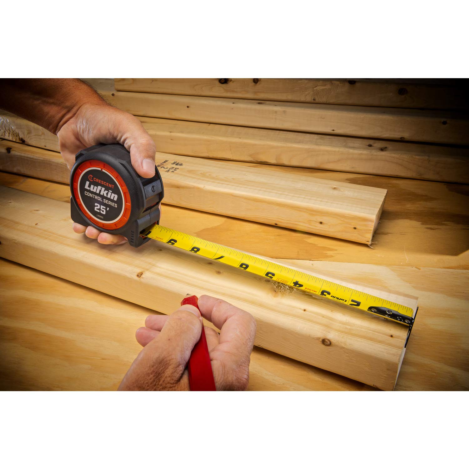 Crescent Lufkin 1-3/16 x 35' Command Control Series Yellow Clad Tape Measure - L1035C-02 - Image 4