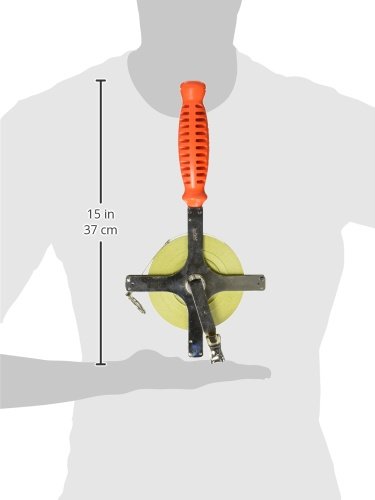 Crescent Lufkin 1/4" x 100' Peerless Engineer's Yellow Clad Tape Measure - Y1276DN - Image 2