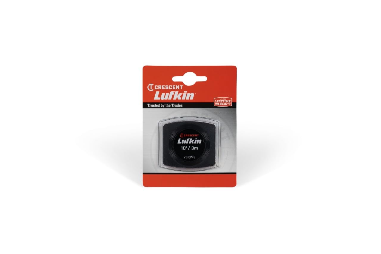 Crescent Lufkin 1/4" x 3m/10' Pee Wee® SAE/Metric Yellow Clad Pocket Tape Measure - Y613ME - Image 4
