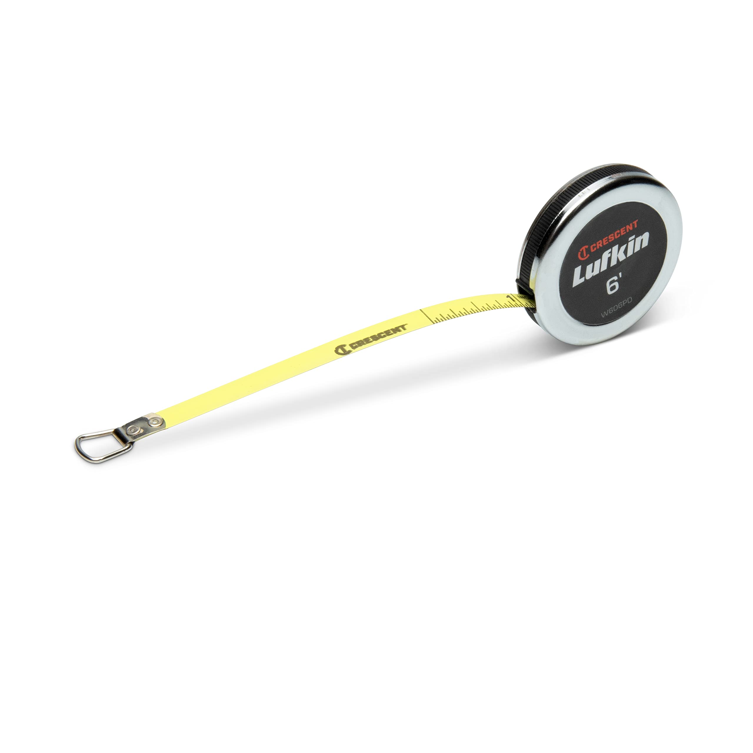 Crescent Lufkin 1/4" x 6' Executive® Diameter Yellow Clad A19 Blade Pocket Tape Measure - W606PD - Image 7
