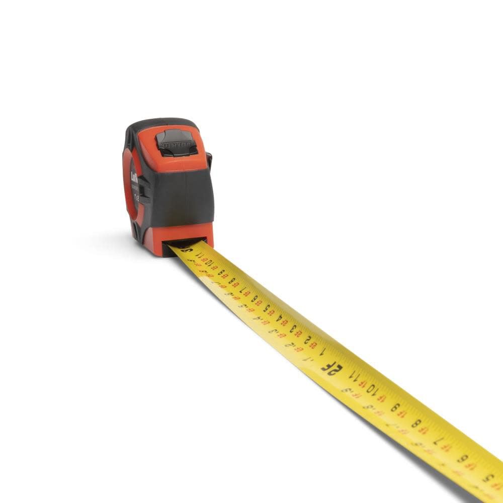 Crescent Lufkin 1" x 25' P1000 Series Hi-Viz® Orange Engineer's Yellow Clad A4 Blade Power Return Tape Measure - PHV1425DN - Image 4