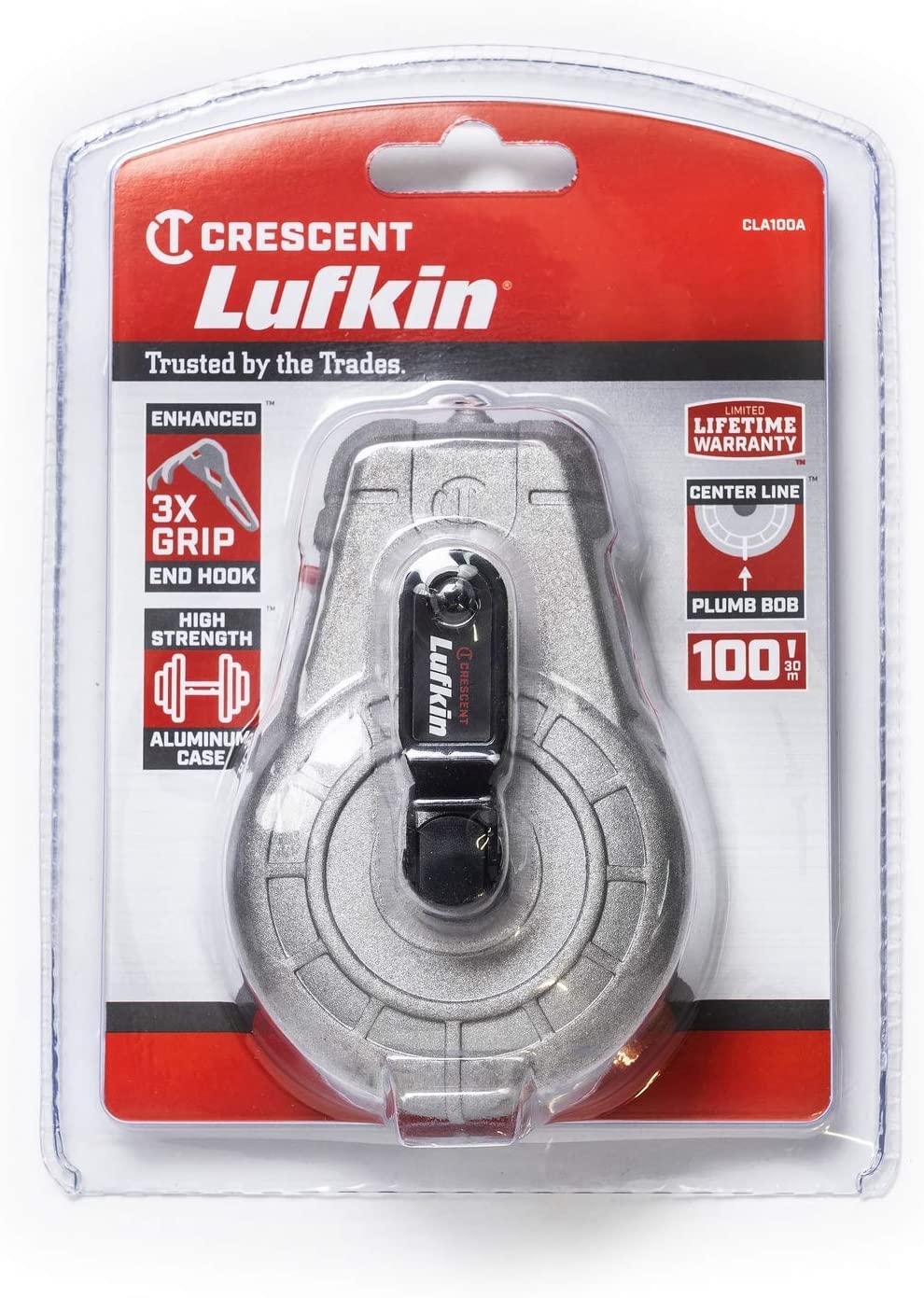 Crescent Lufkin 100' Aluminum Chalk Reel - CLA100A - Image 8