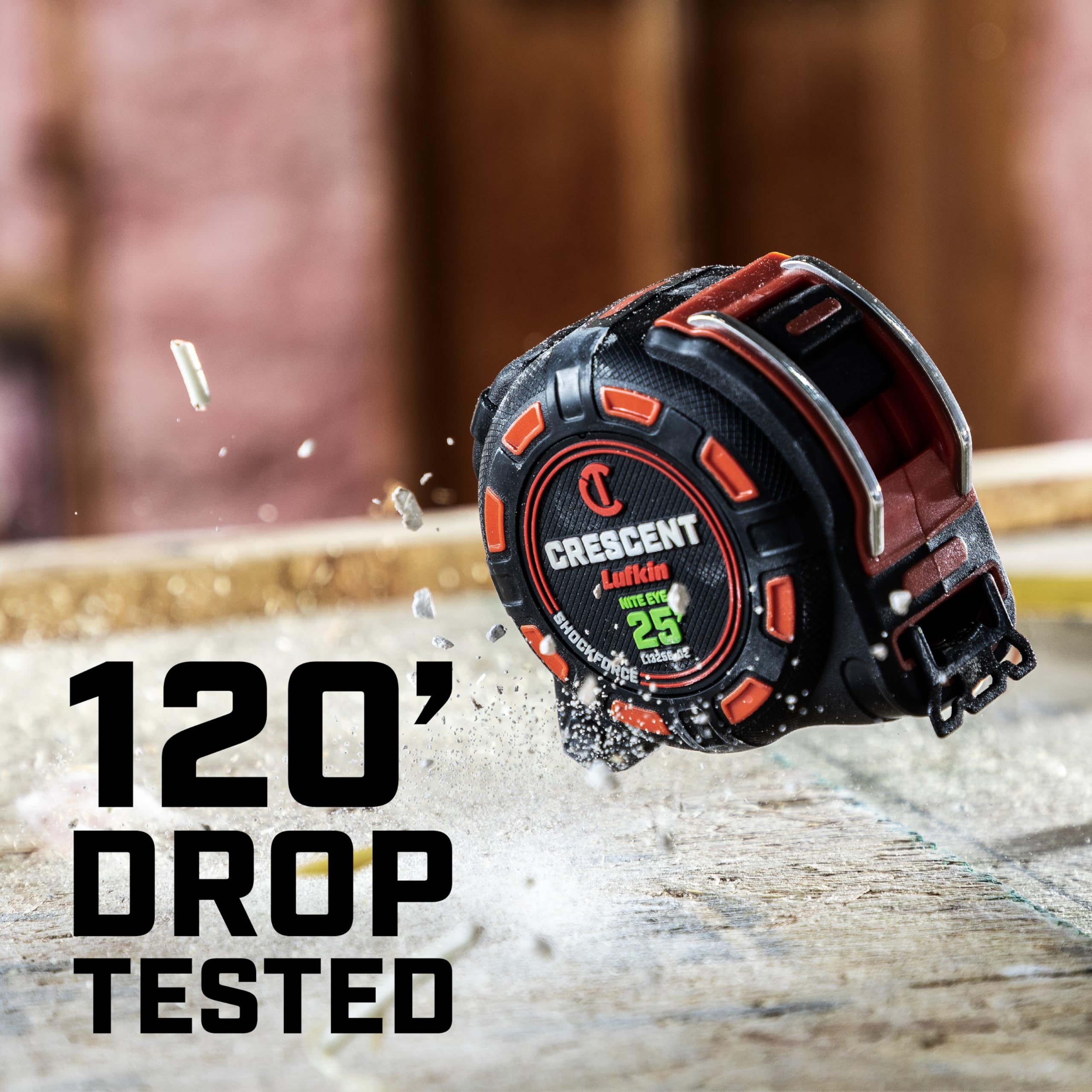 Crescent Lufkin 25 Ft. SHOCKFORCE NITE EYE Tape Measure | L1325B-02 - Image 4