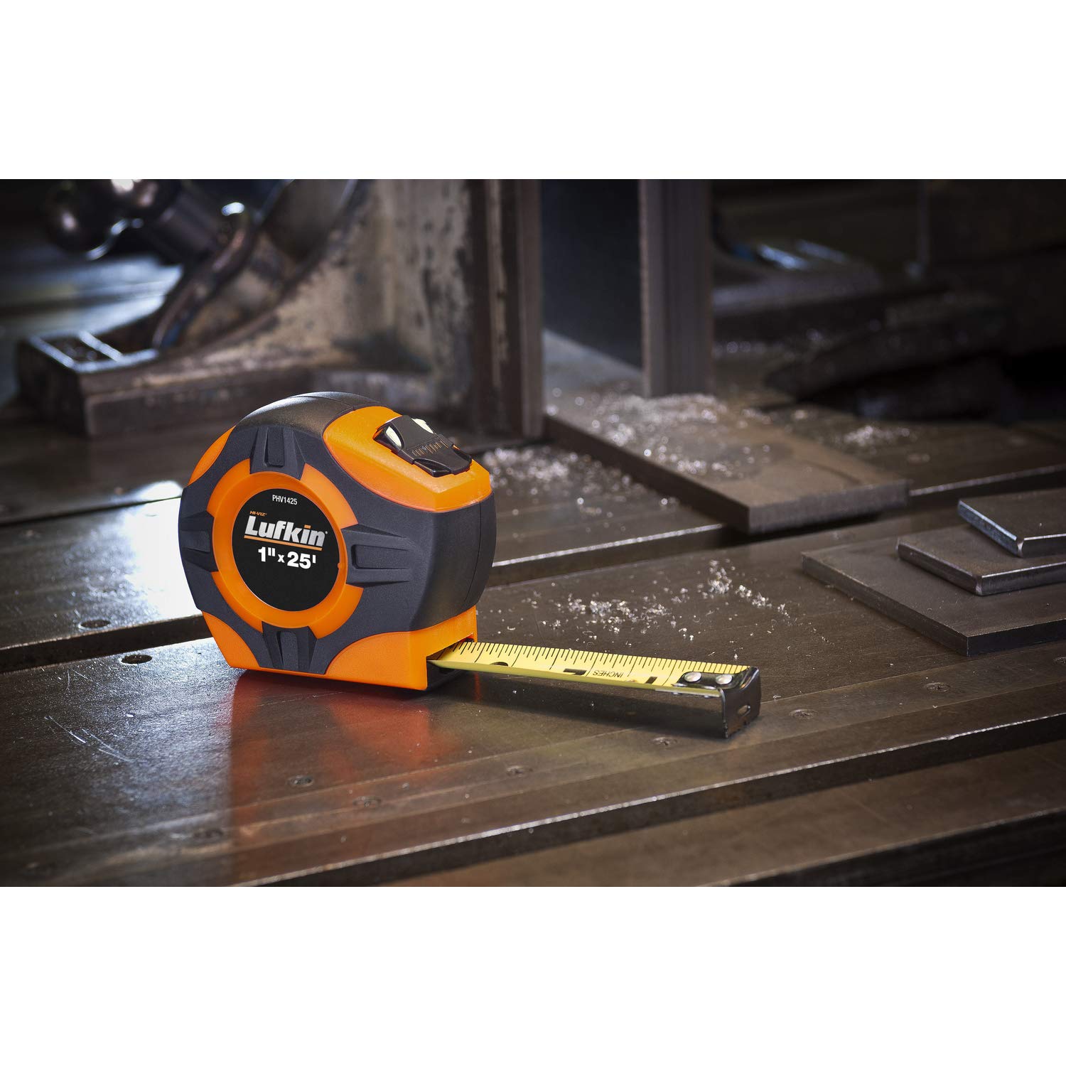 Crescent Lufkin 3/4" x 16' P1000 Series Hi-Viz Orange Yellow Clad A2 Blade Power Return Tape Measure - PHV1316N - Image 2