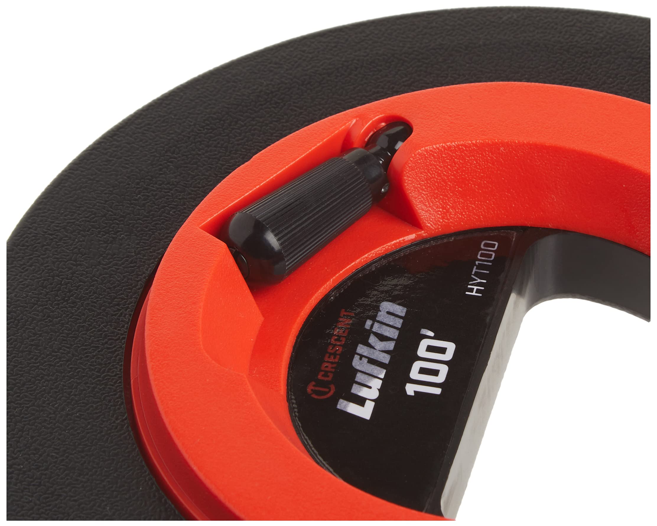 Crescent Lufkin 3/8" x 100' Hi-Viz® Orange Speedwinder® Yellow Clad Long Steel Tape Measure - HYT100 - Image 5